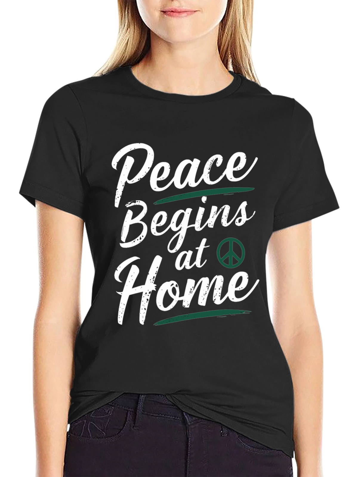 Peace Begins at Home Graphic Tee