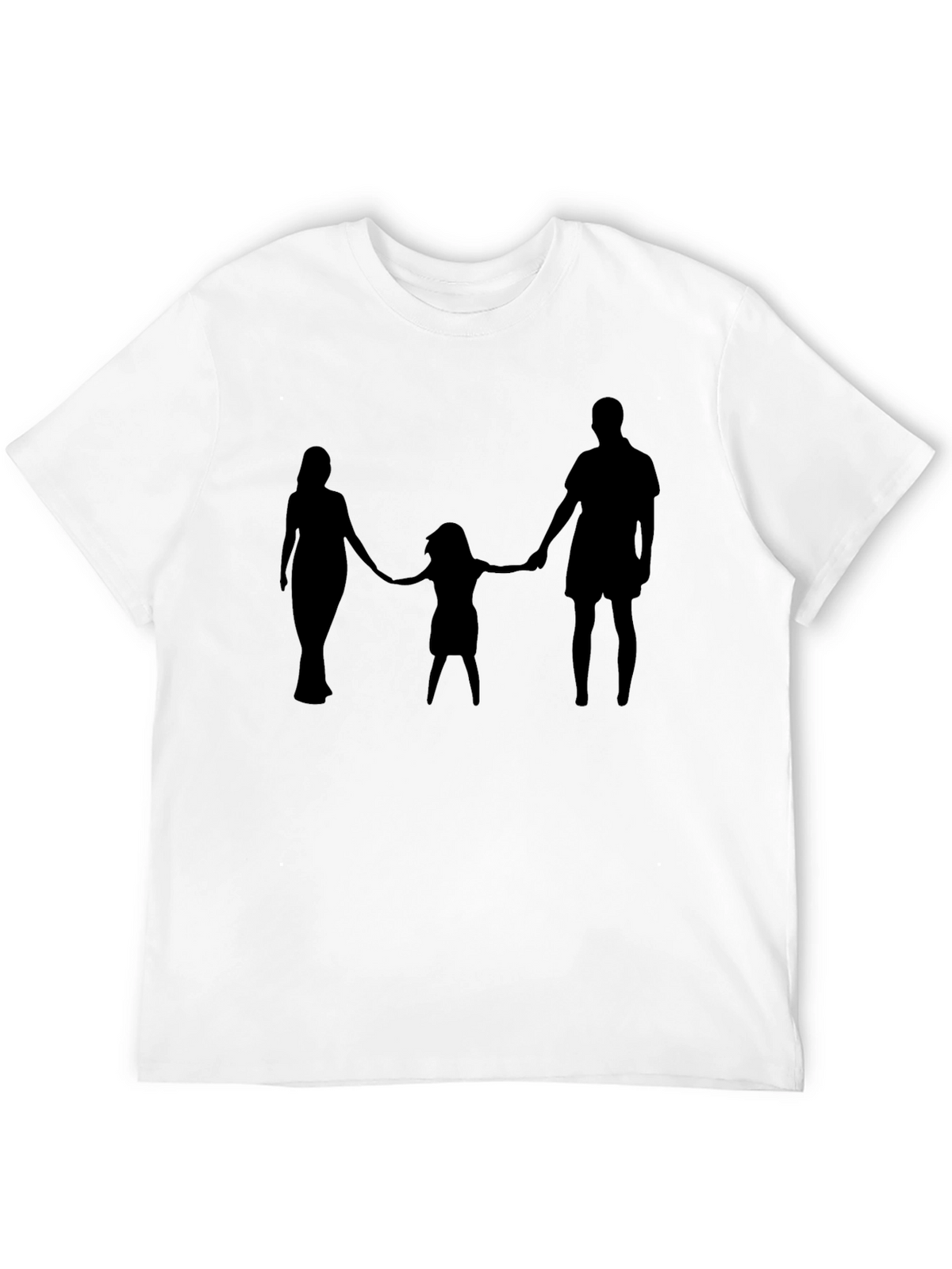 Family Silhouette Tee - Black