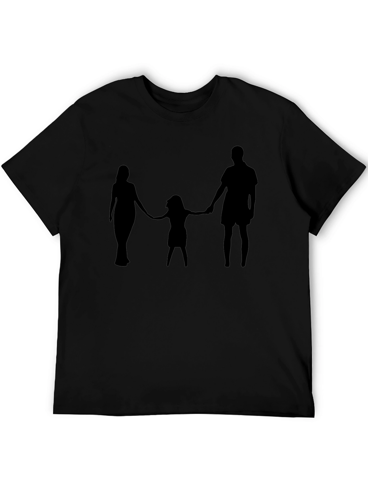 Family Silhouette Tee - Black