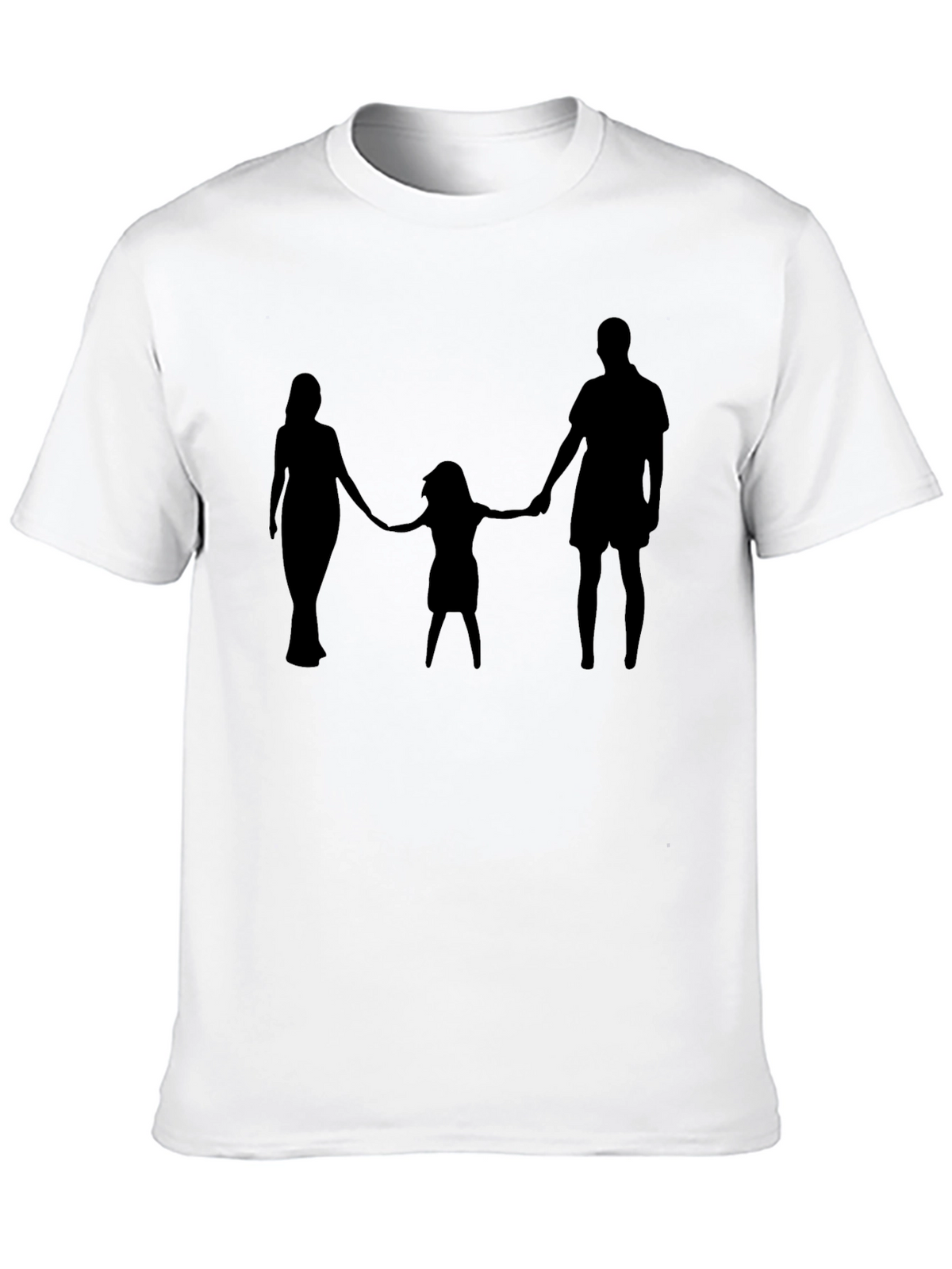 Family Silhouette Tee - Black