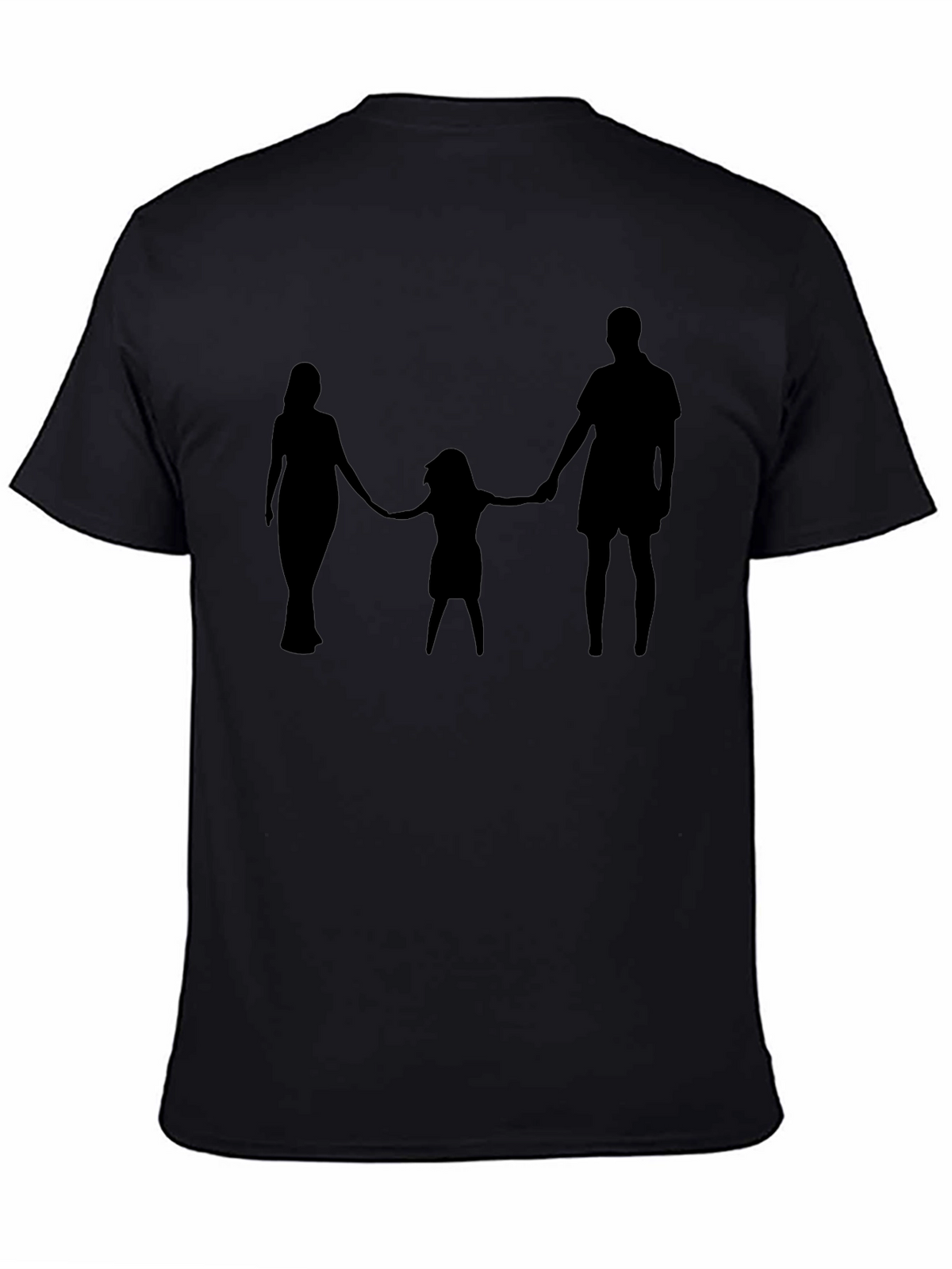 Family Silhouette Tee - Black