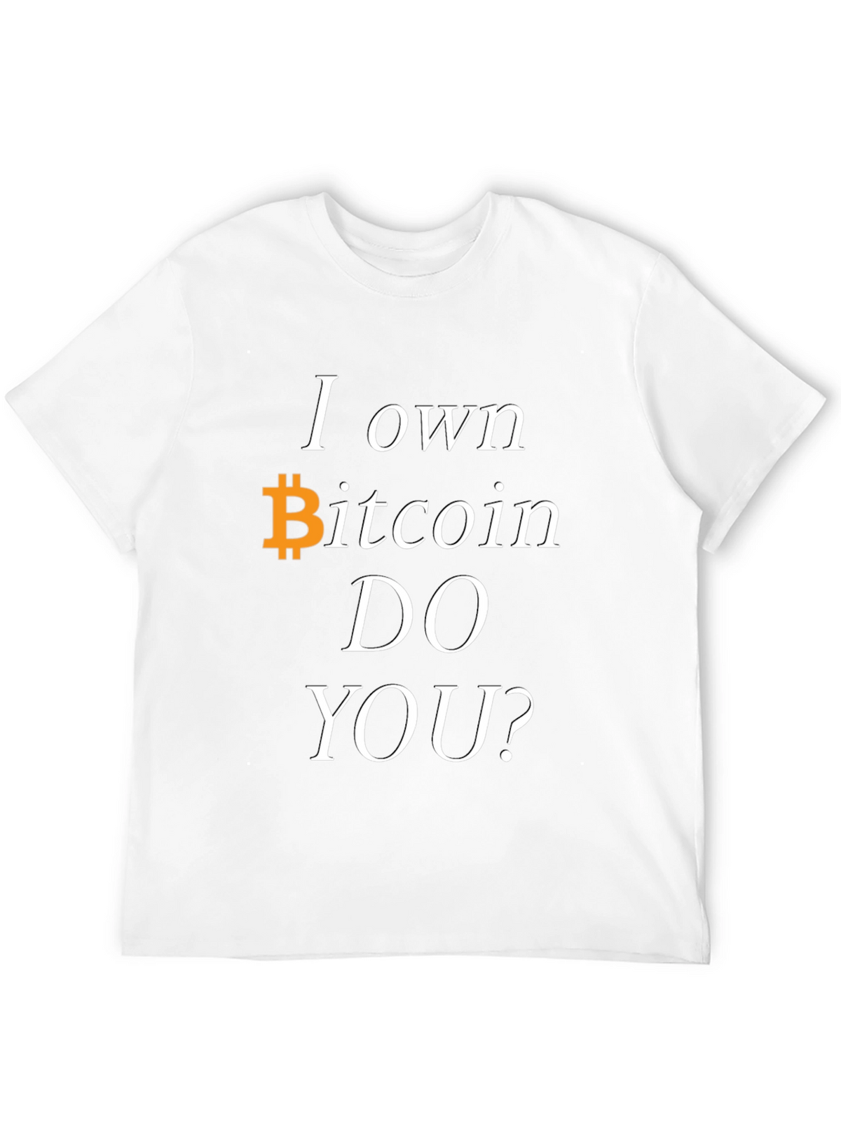 I Own Bitcoin T-Shirt Crypto Investor Tee