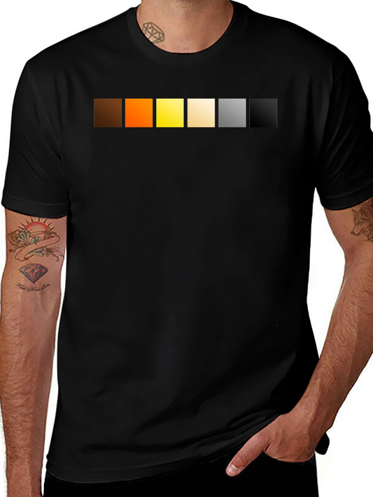 Gradient Square T-Shirt - Modern Color Palette Tee
