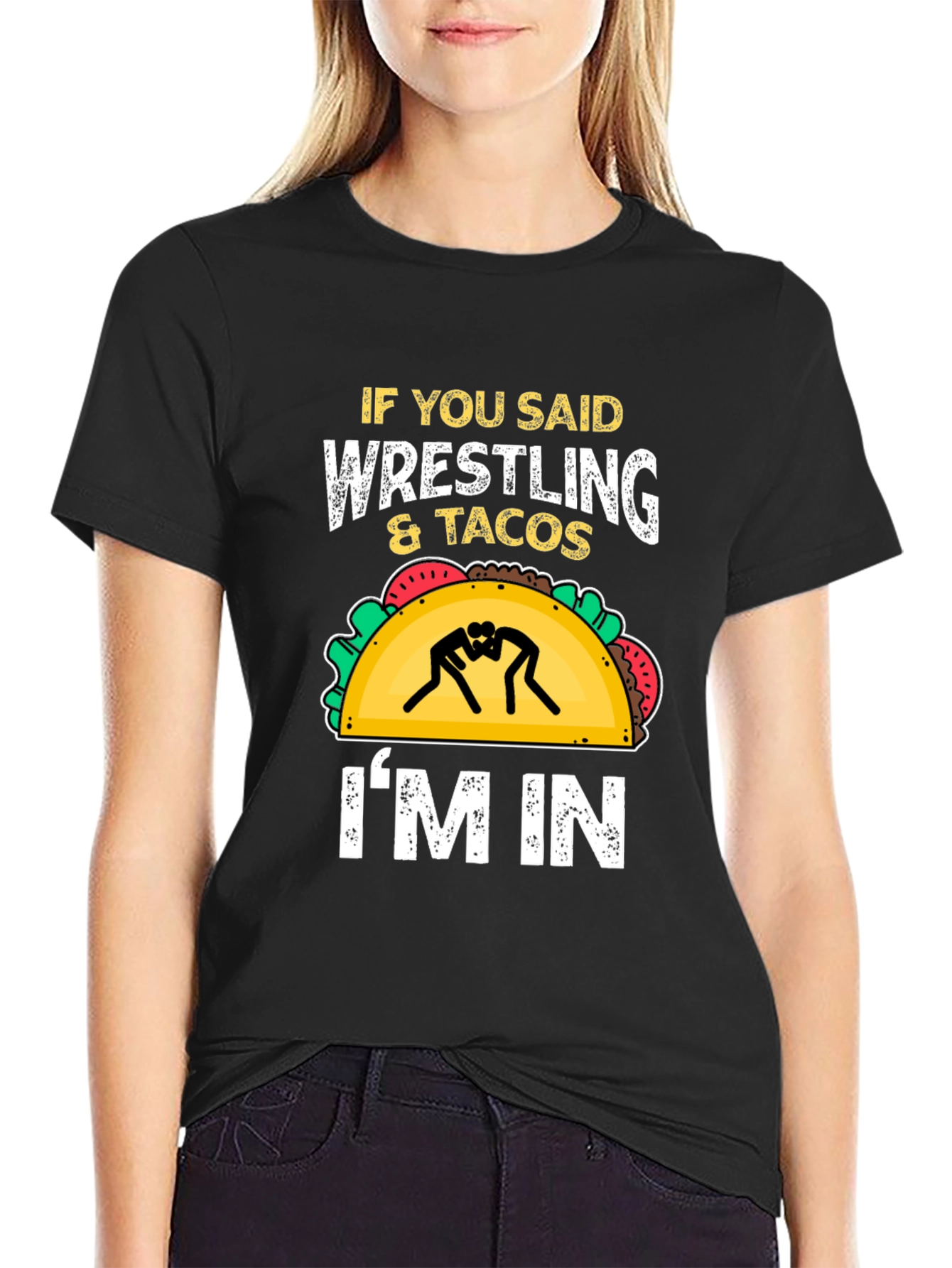 Wrestling & Tacos Graphic Tee