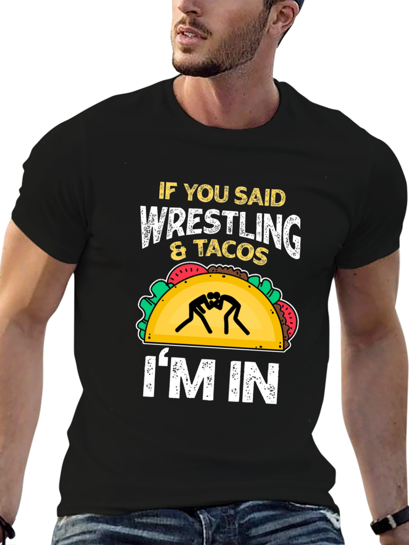Wrestling & Tacos Graphic Tee