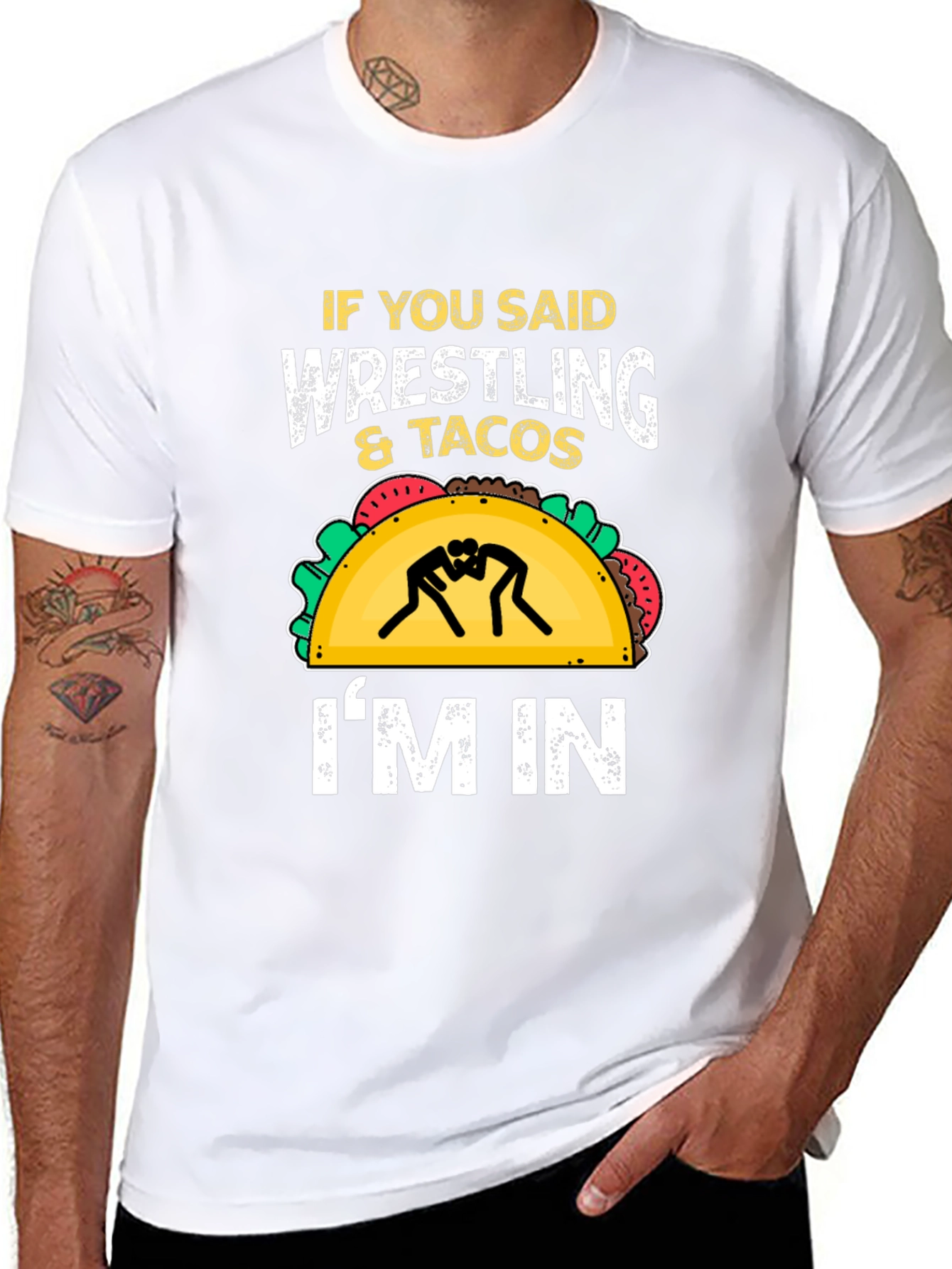 Wrestling & Tacos Graphic Tee