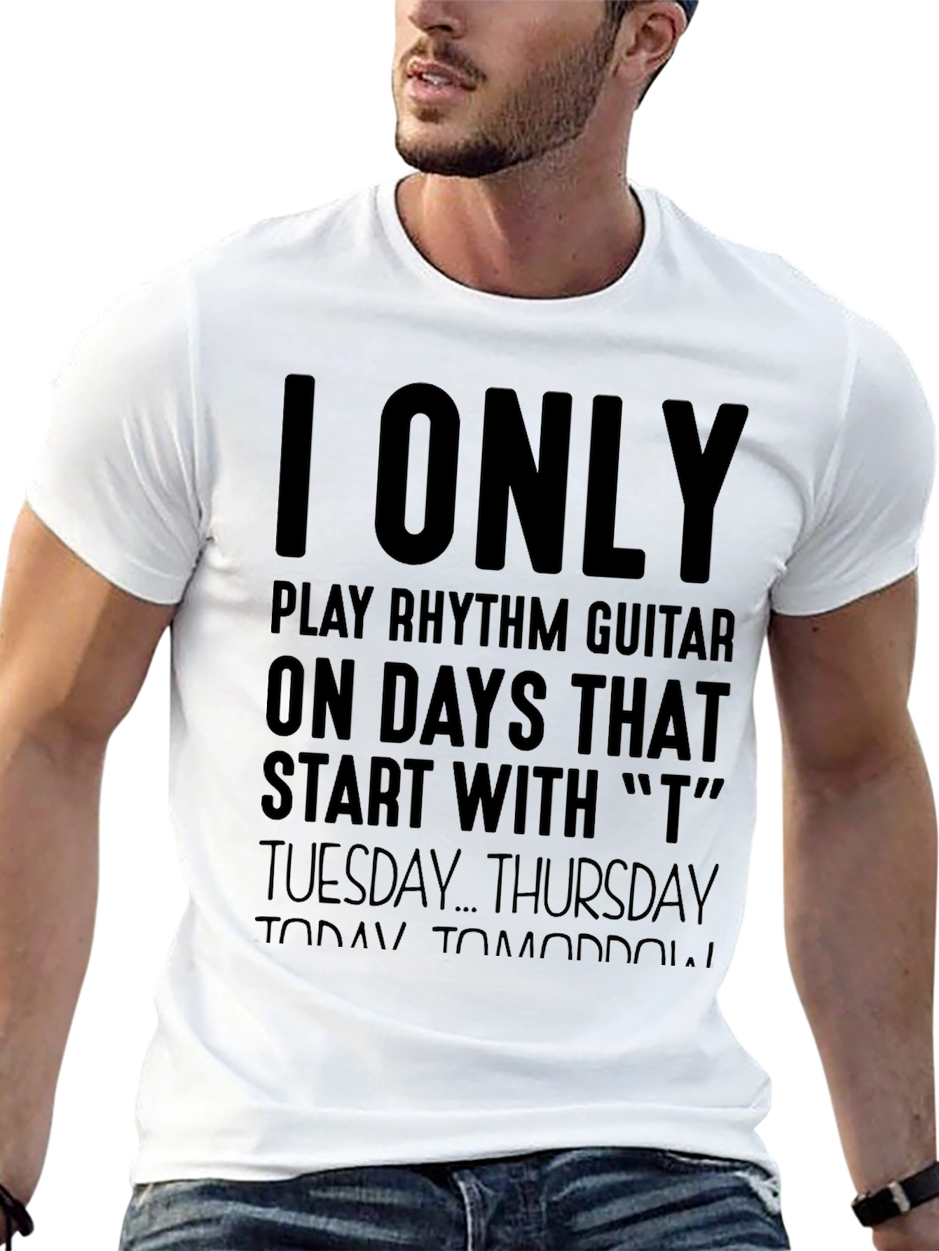Rhythm Guitar T-Shirt - Days Starting with T