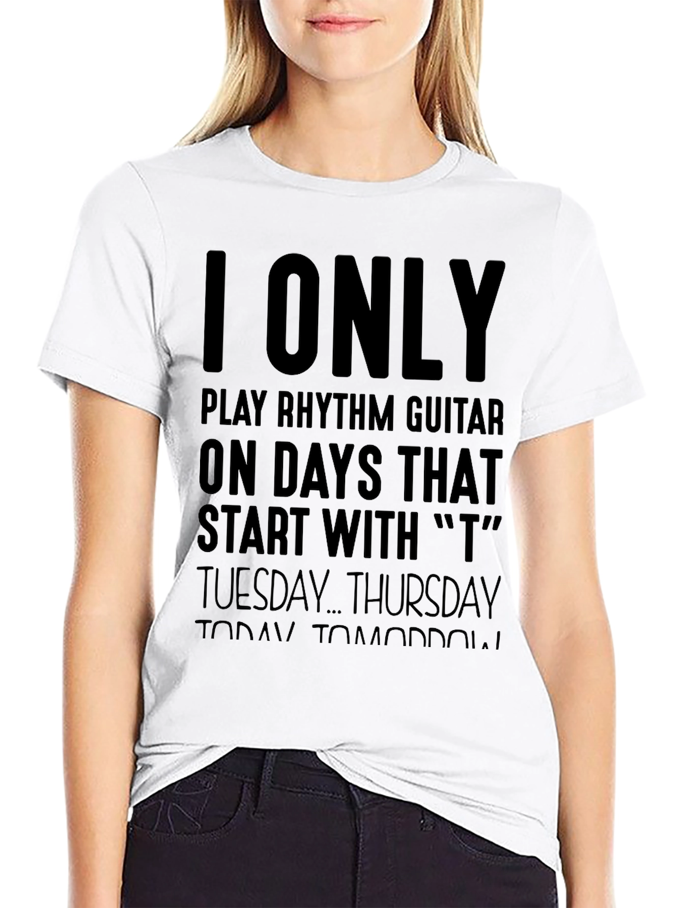 Rhythm Guitar T-Shirt - Days Starting with T