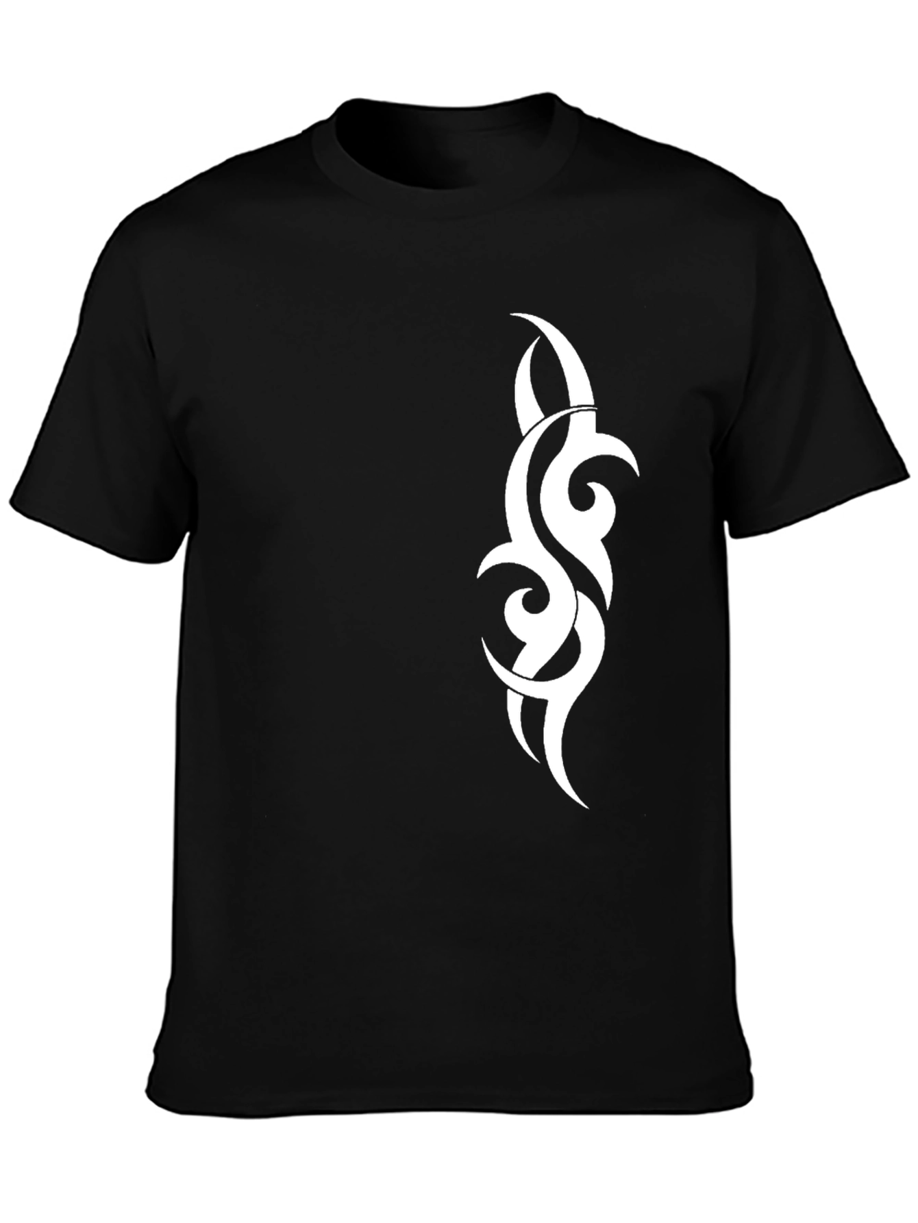 Tribal Tattoo Graphic Black T-Shirt