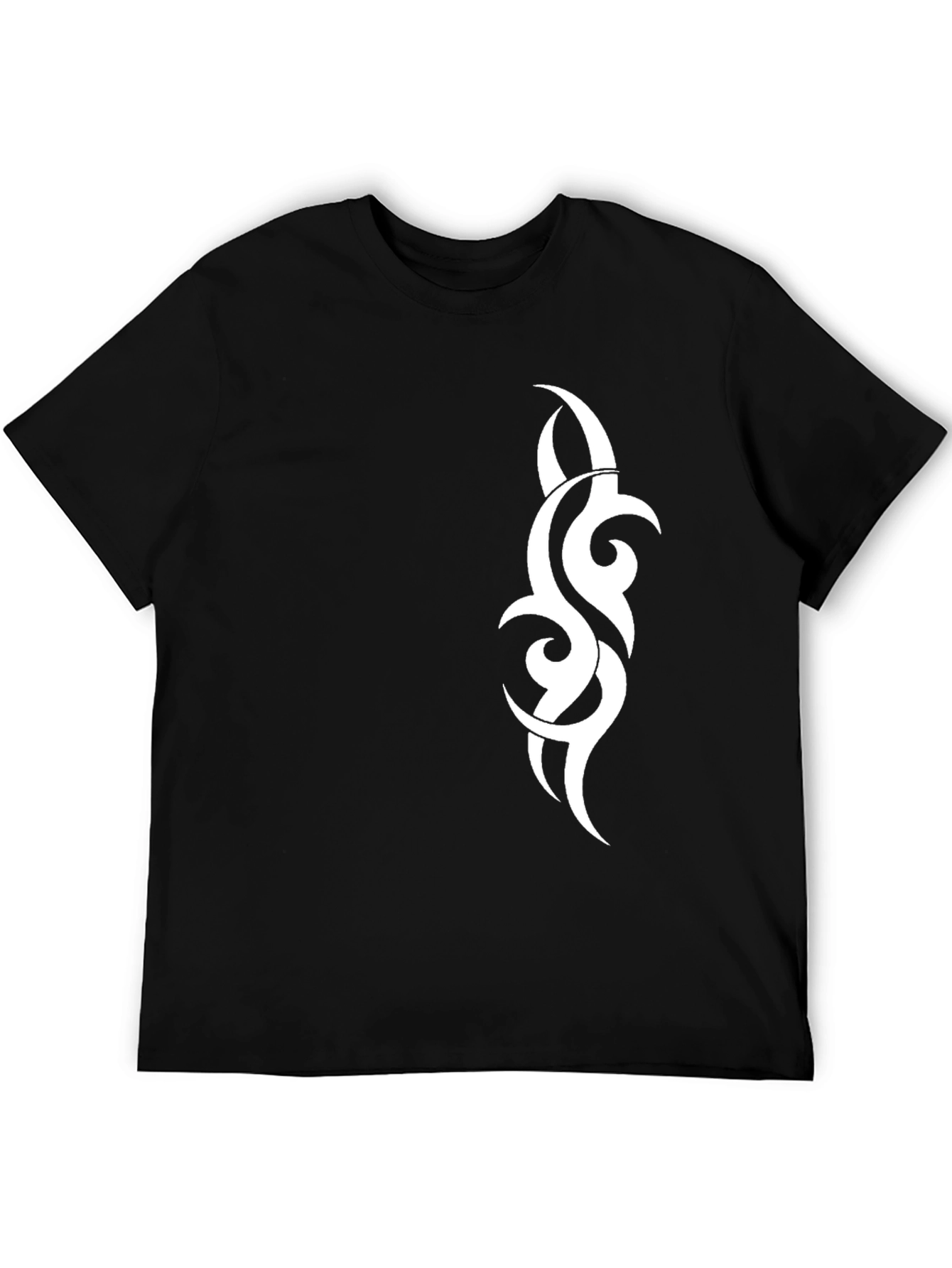 Tribal Tattoo Graphic Black T-Shirt