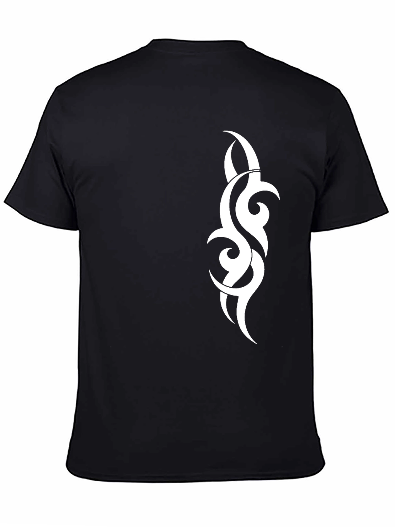Tribal Tattoo Graphic Black T-Shirt