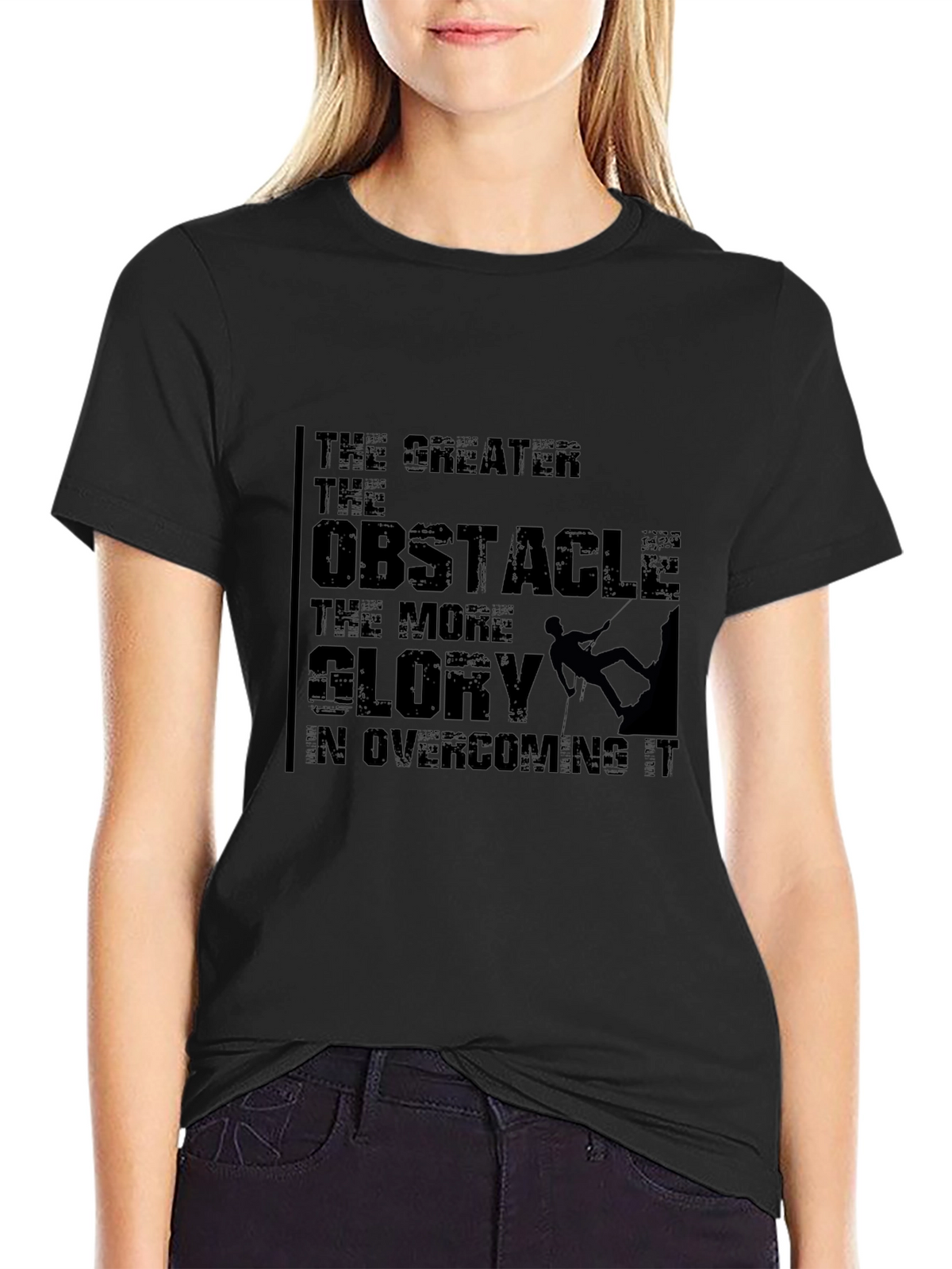 Obstacle Glory T-Shirt - Motivational Graphic Tee