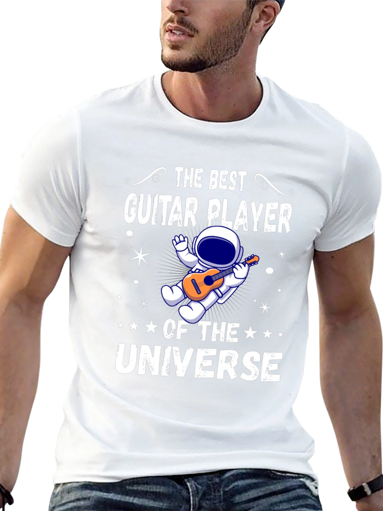 Best Guitar Player in the Universe Graphic Tee