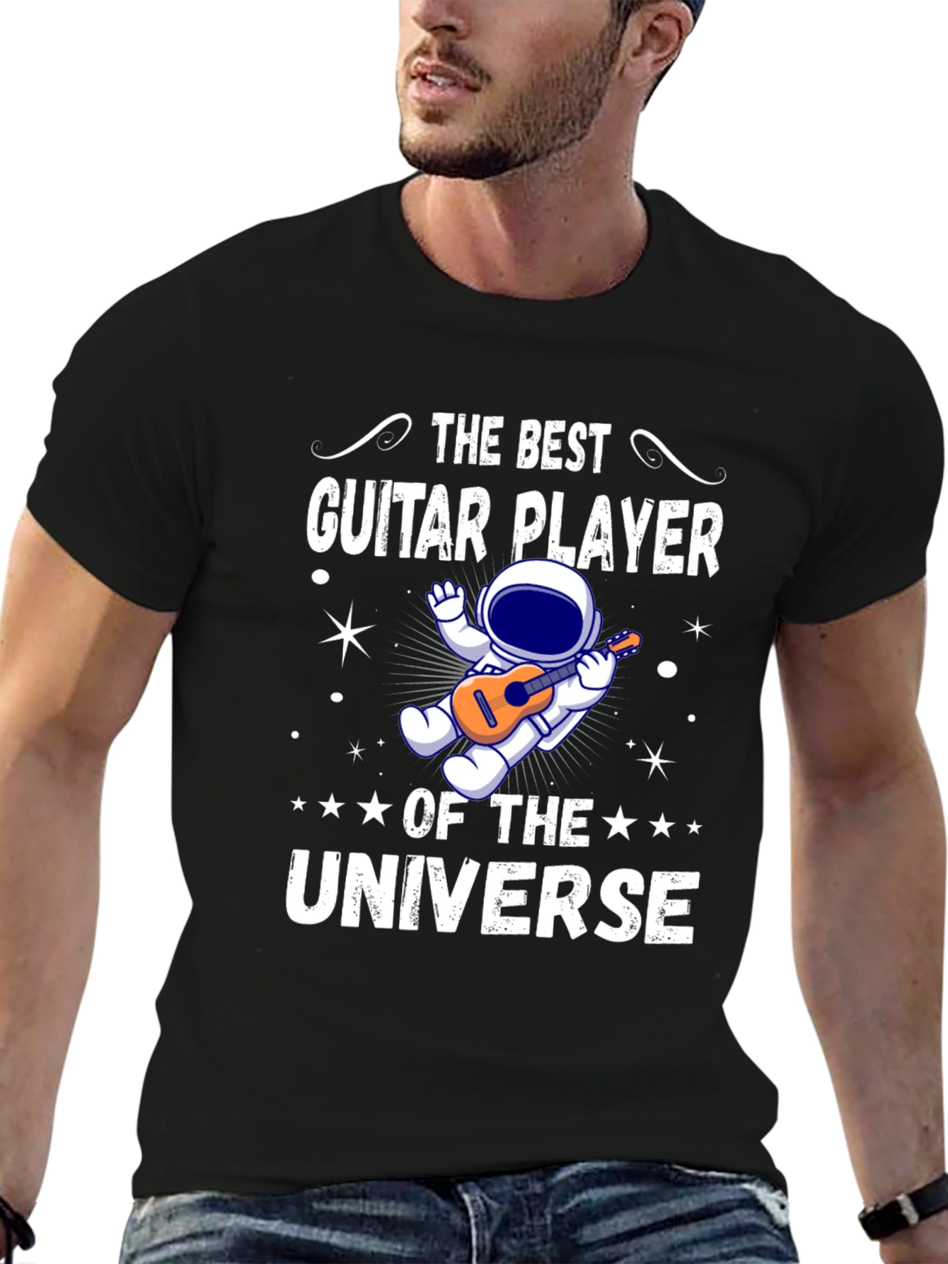Best Guitar Player in the Universe Graphic Tee
