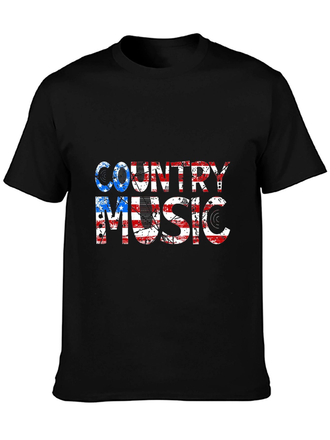 Country Music American Flag T-Shirt