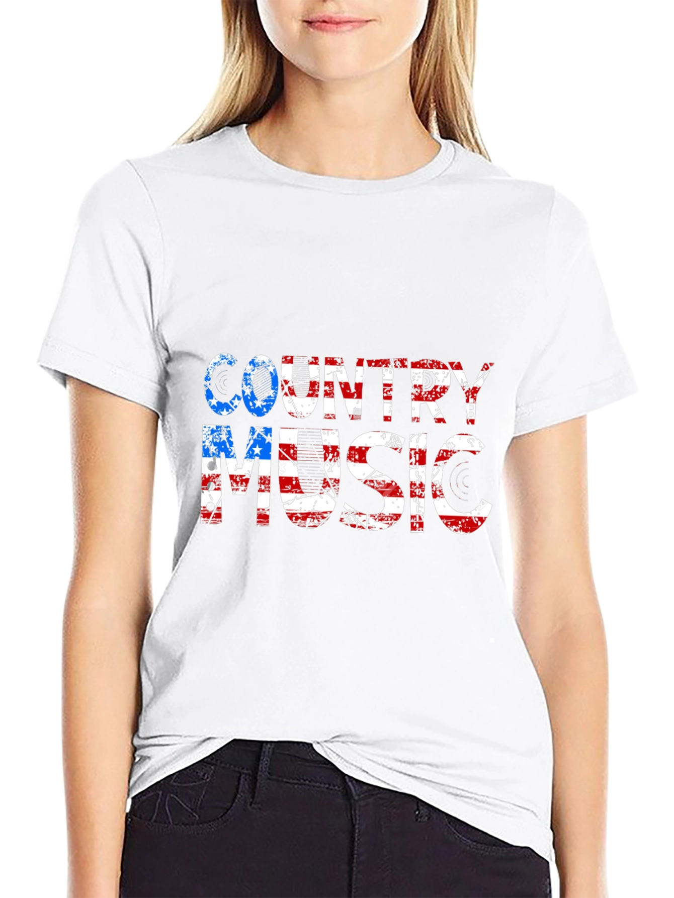 Country Music American Flag T-Shirt
