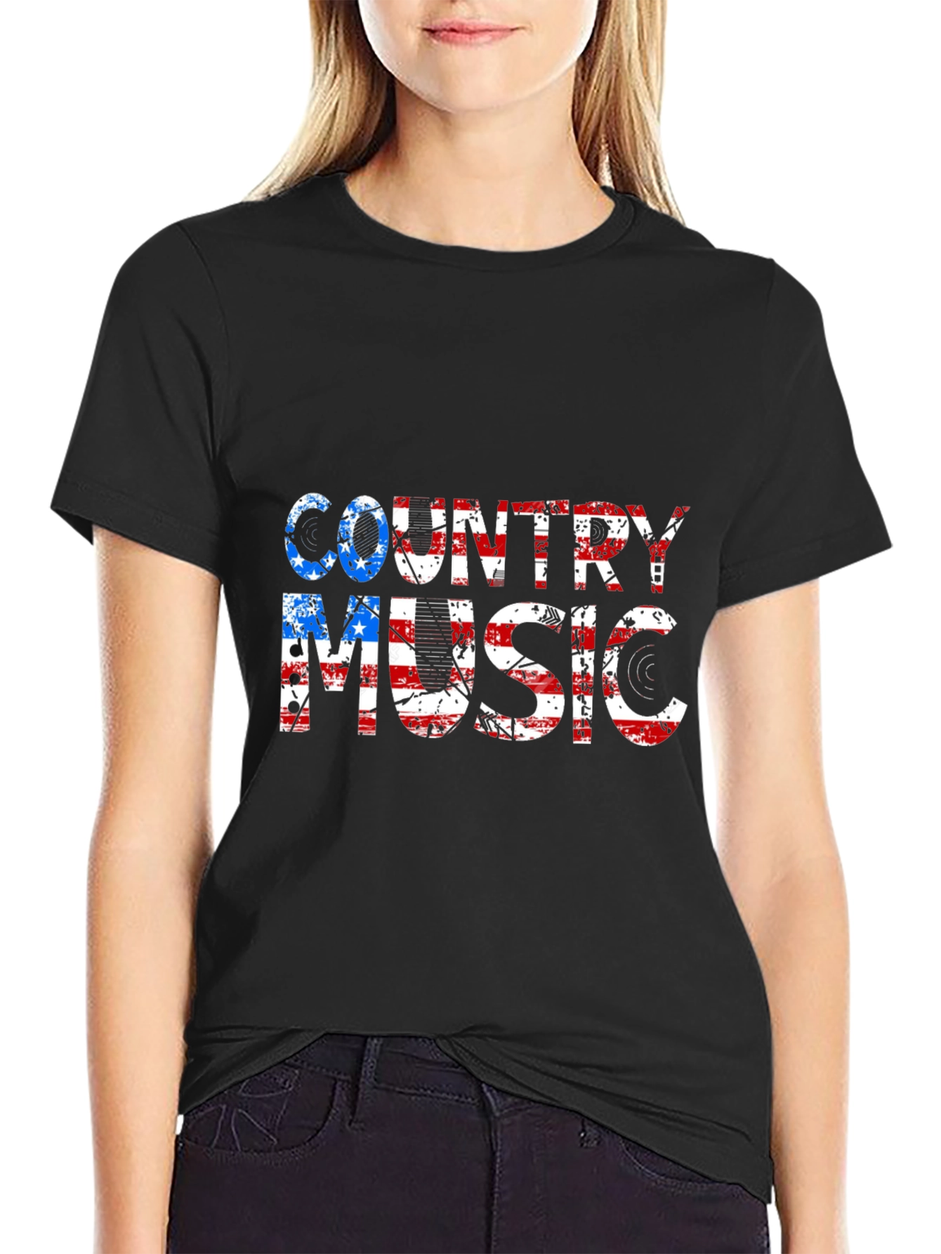 Country Music American Flag T-Shirt