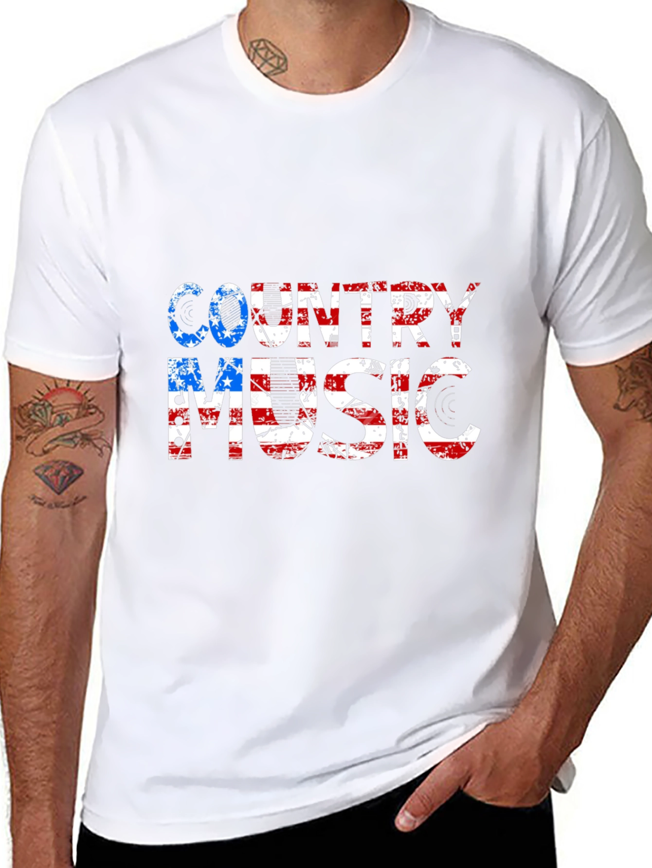 Country Music American Flag T-Shirt