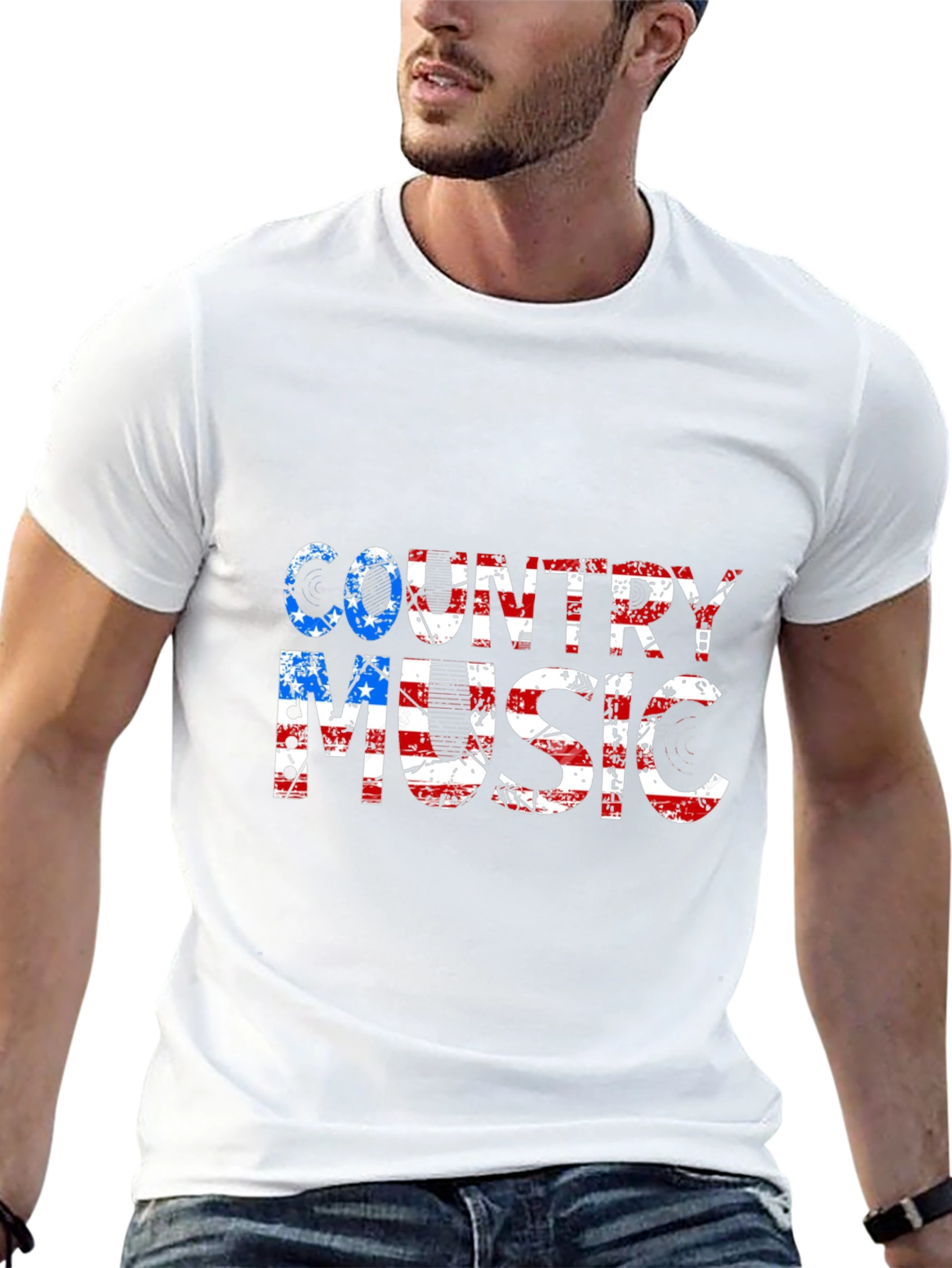 Country Music American Flag T-Shirt
