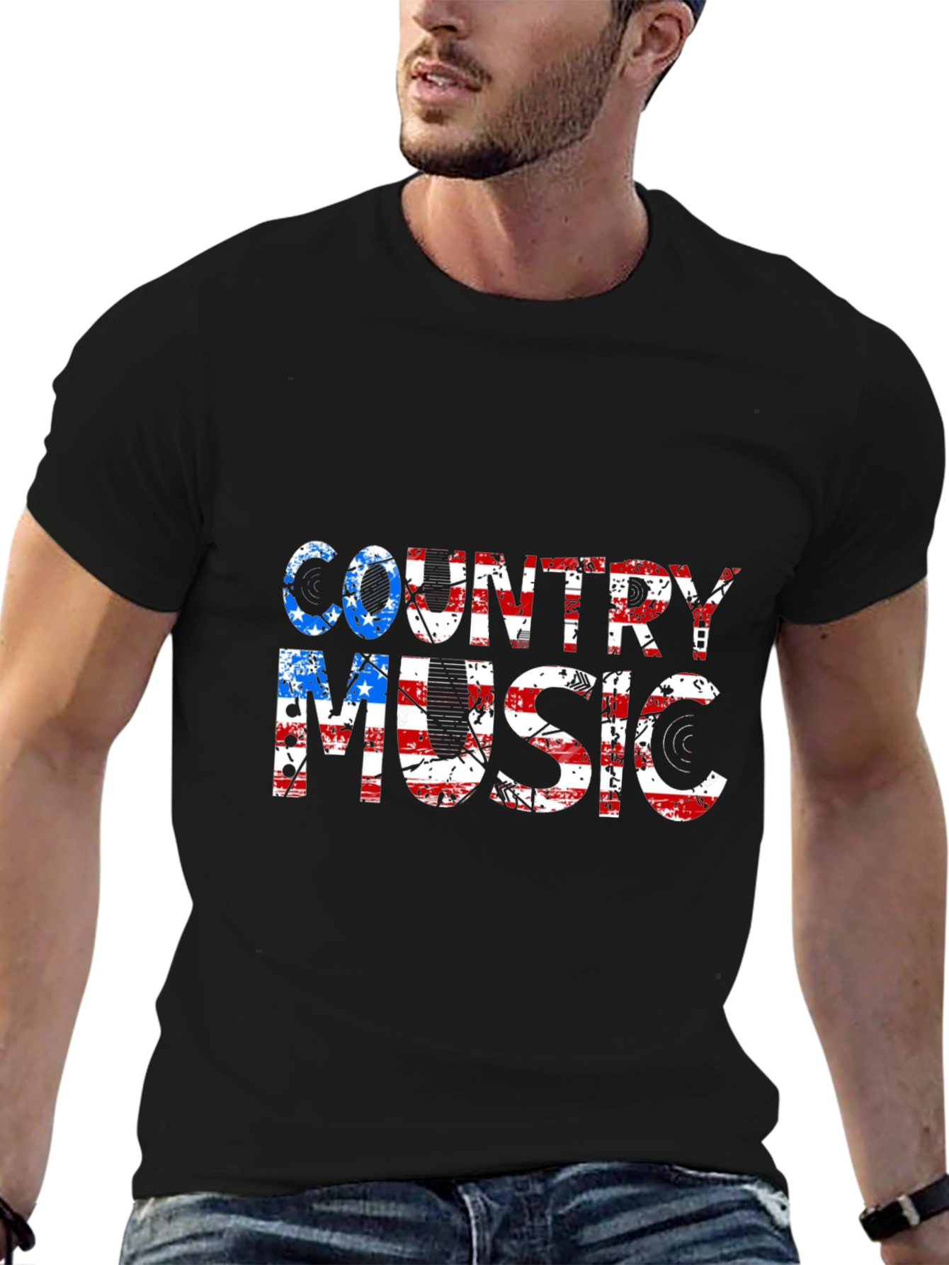 Country Music American Flag T-Shirt