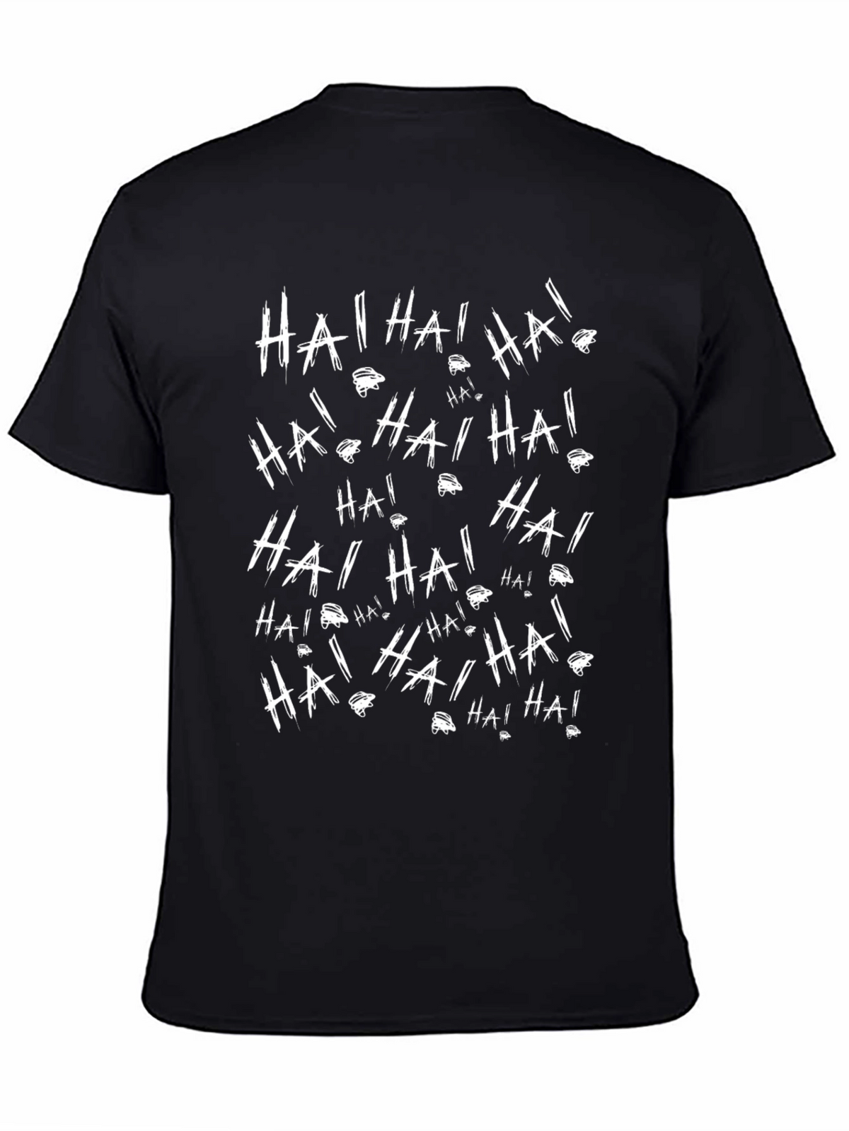 Joker HA! HA! Graphic Print Black T-Shirt