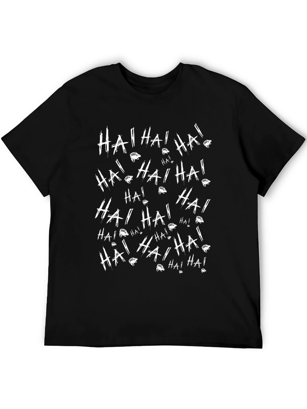 Joker HA! HA! Graphic Print Black T-Shirt