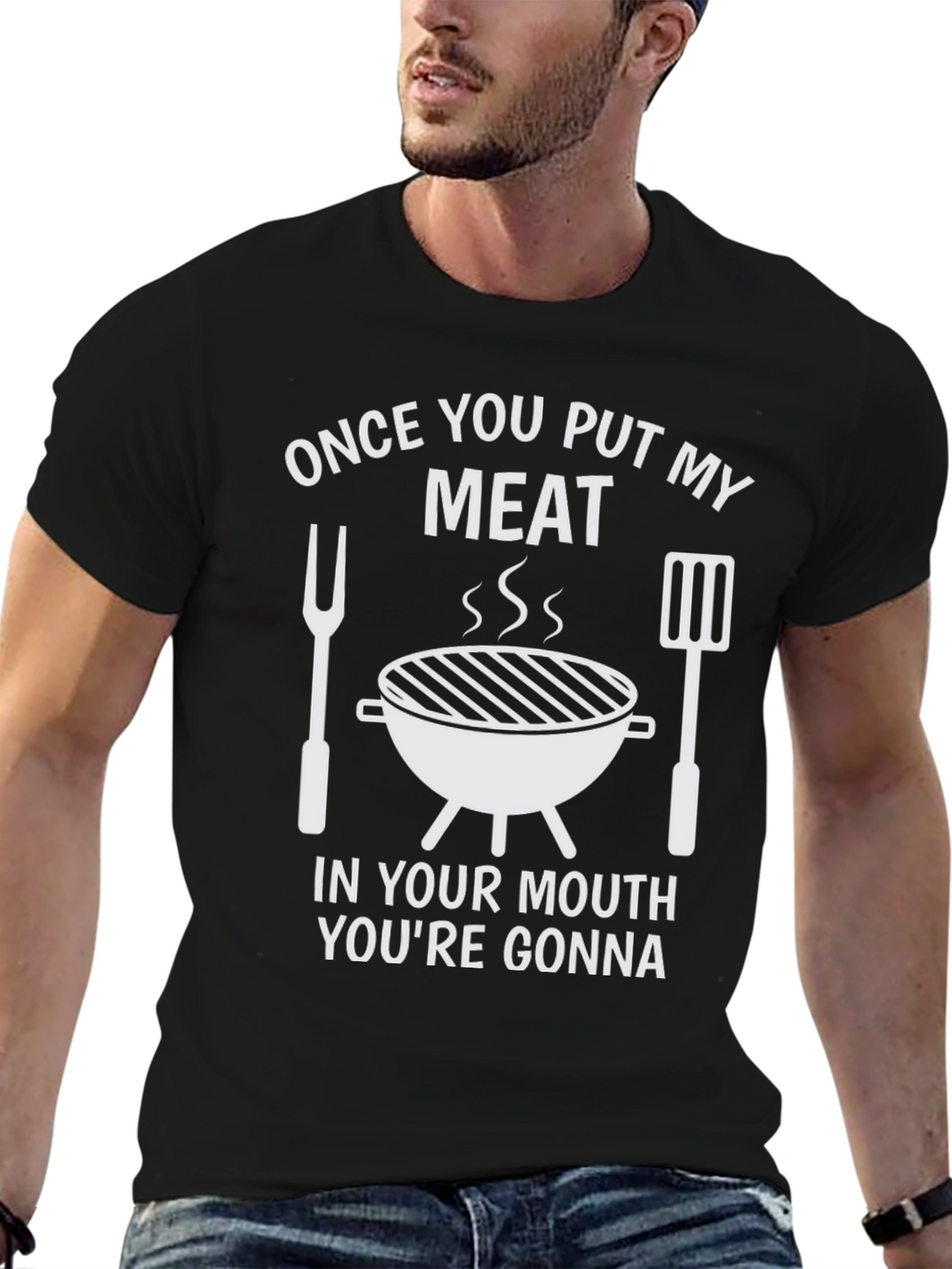 Meat in Your Mouth BBQ T-Shirt