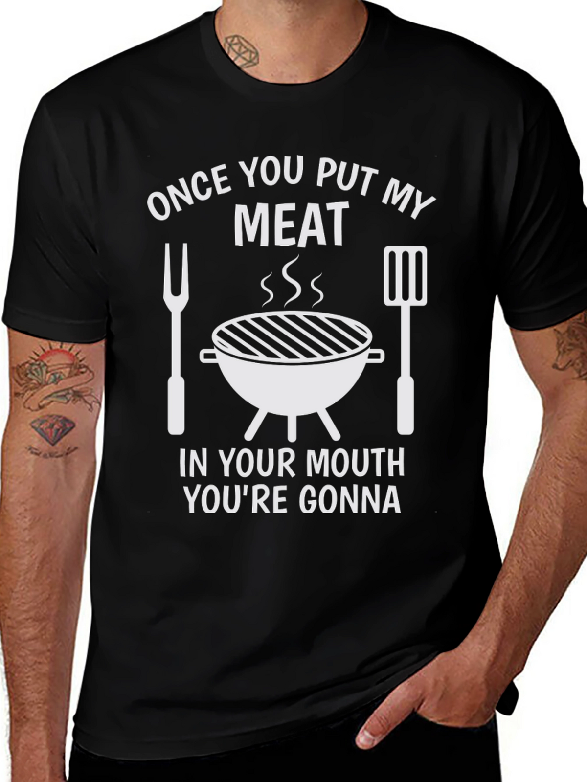 Meat in Your Mouth BBQ T-Shirt