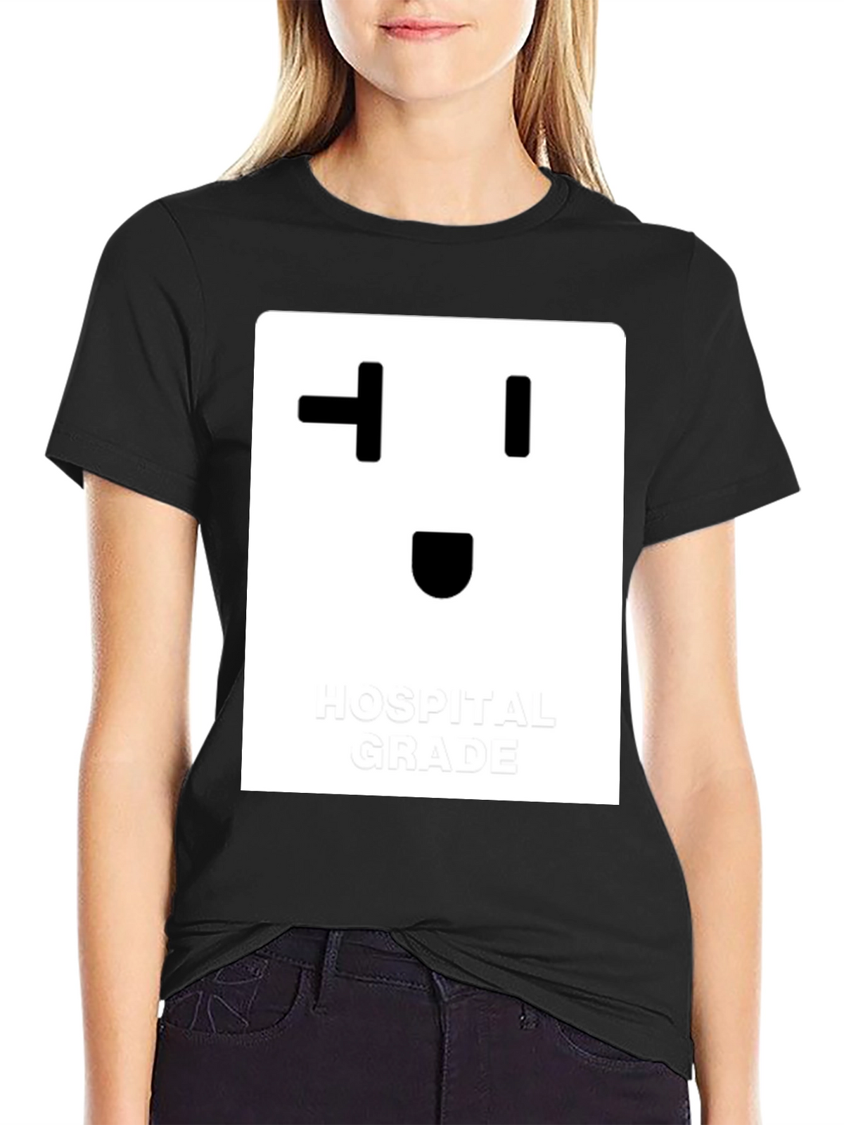 Hospital Grade Outlet Funny T-Shirt - Black