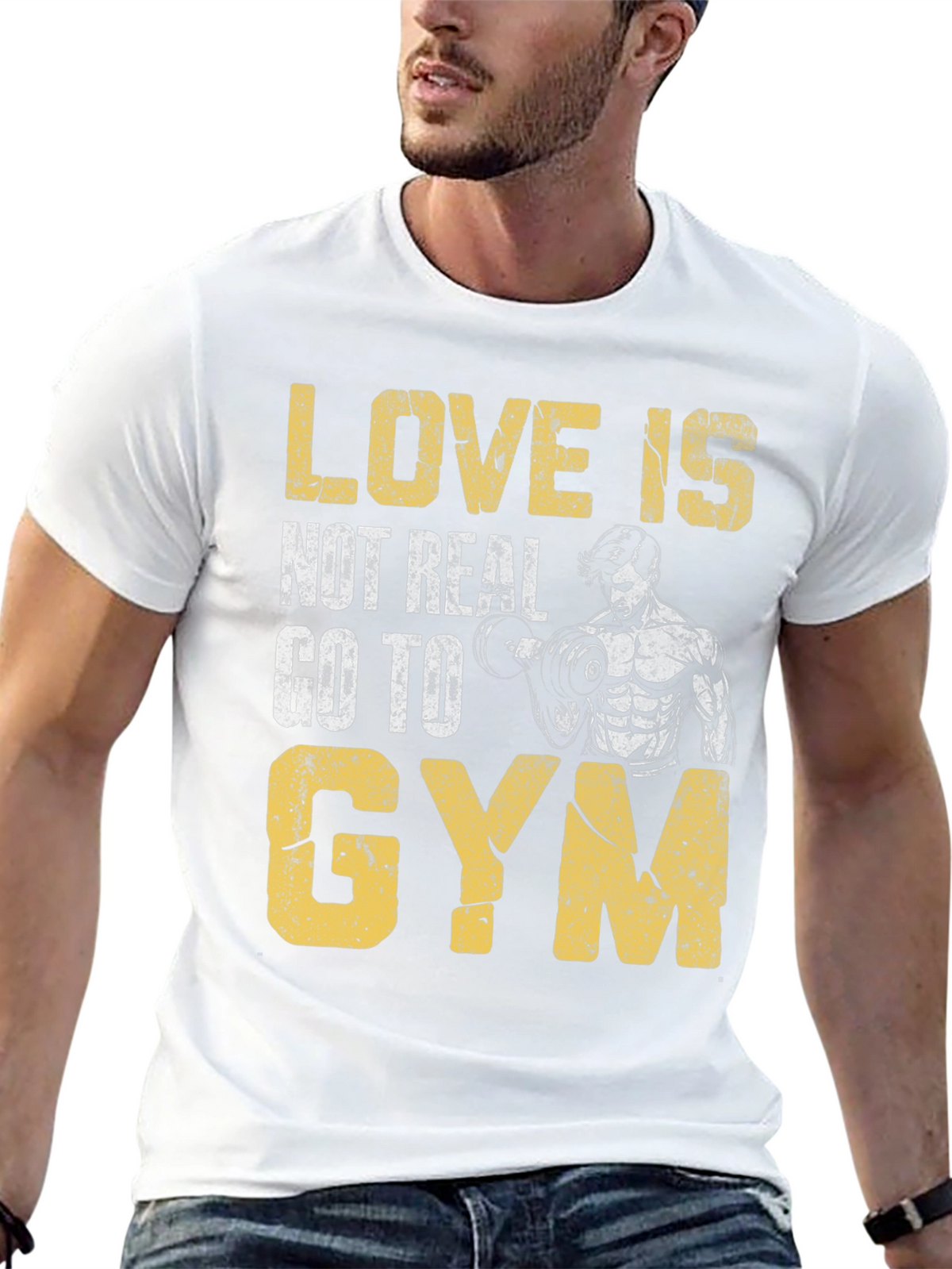 Love is Not Real Gym T-Shirt