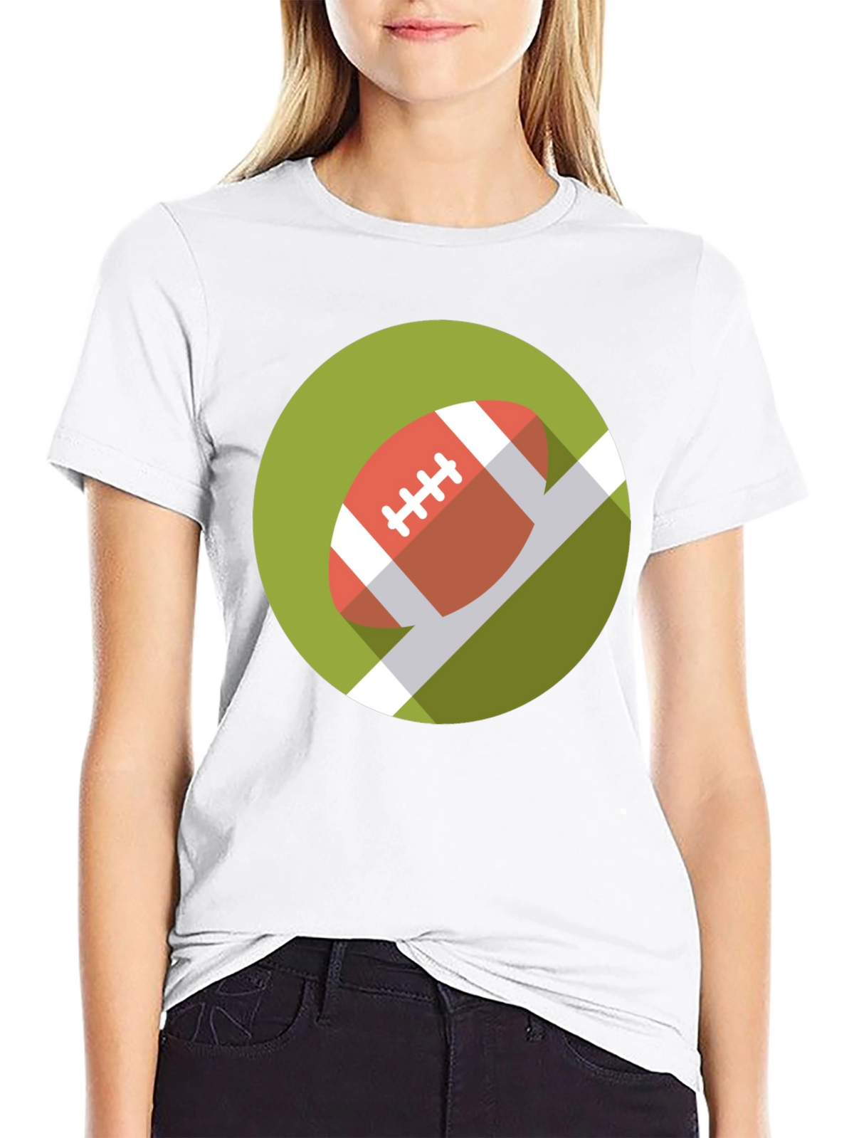 Football Graphic Tee - Sporty Casual Wear