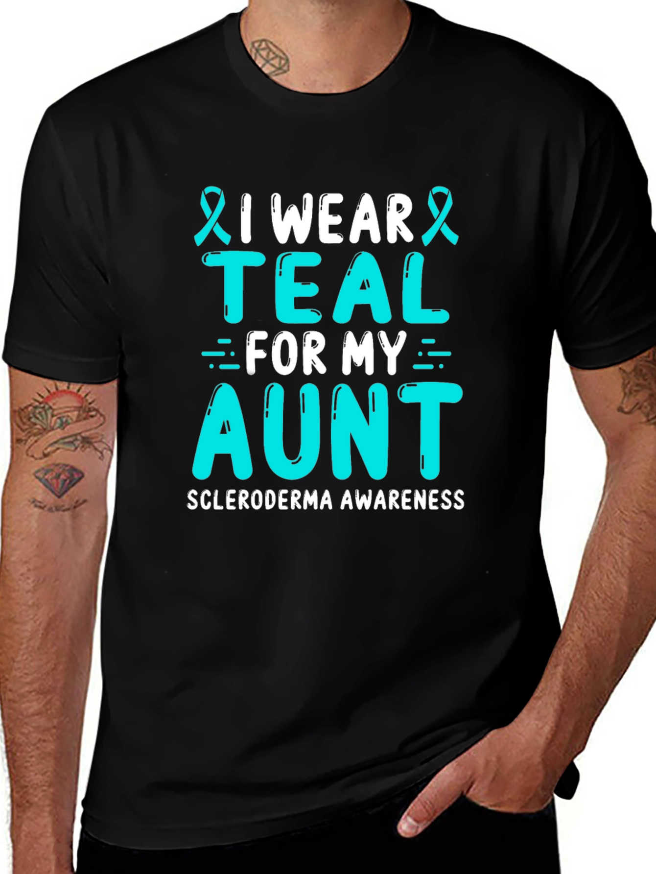 I Wear Teal For My Aunt T-Shirt