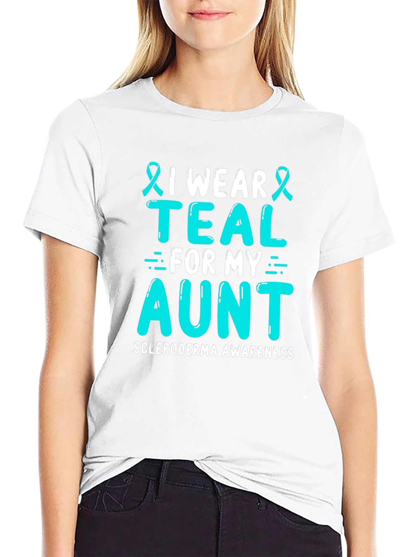 I Wear Teal For My Aunt T-Shirt