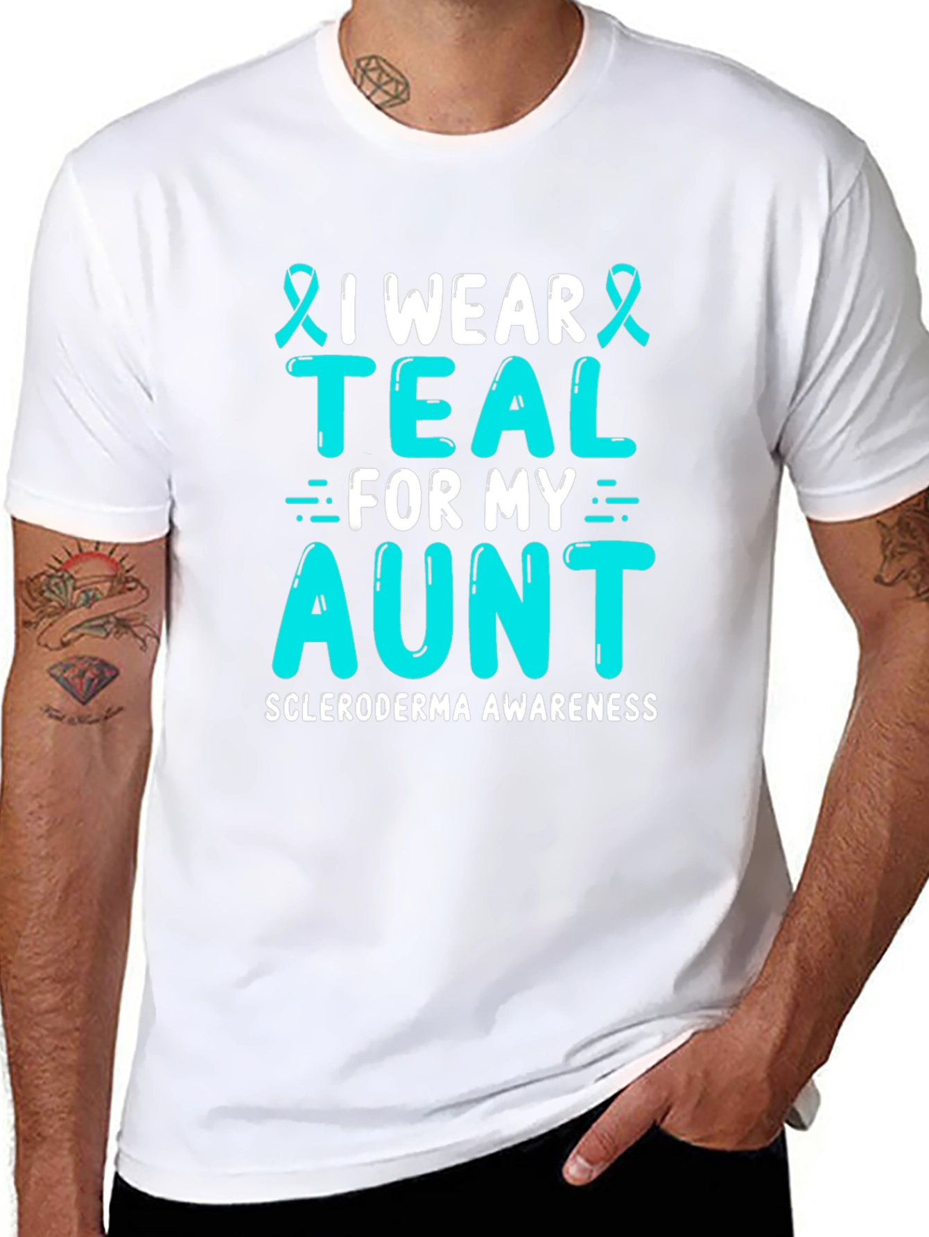 I Wear Teal For My Aunt T-Shirt