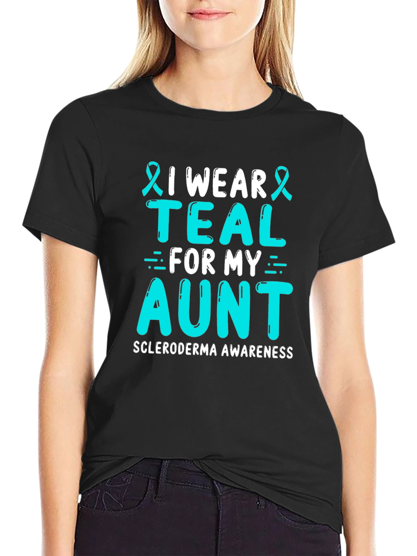 I Wear Teal For My Aunt T-Shirt