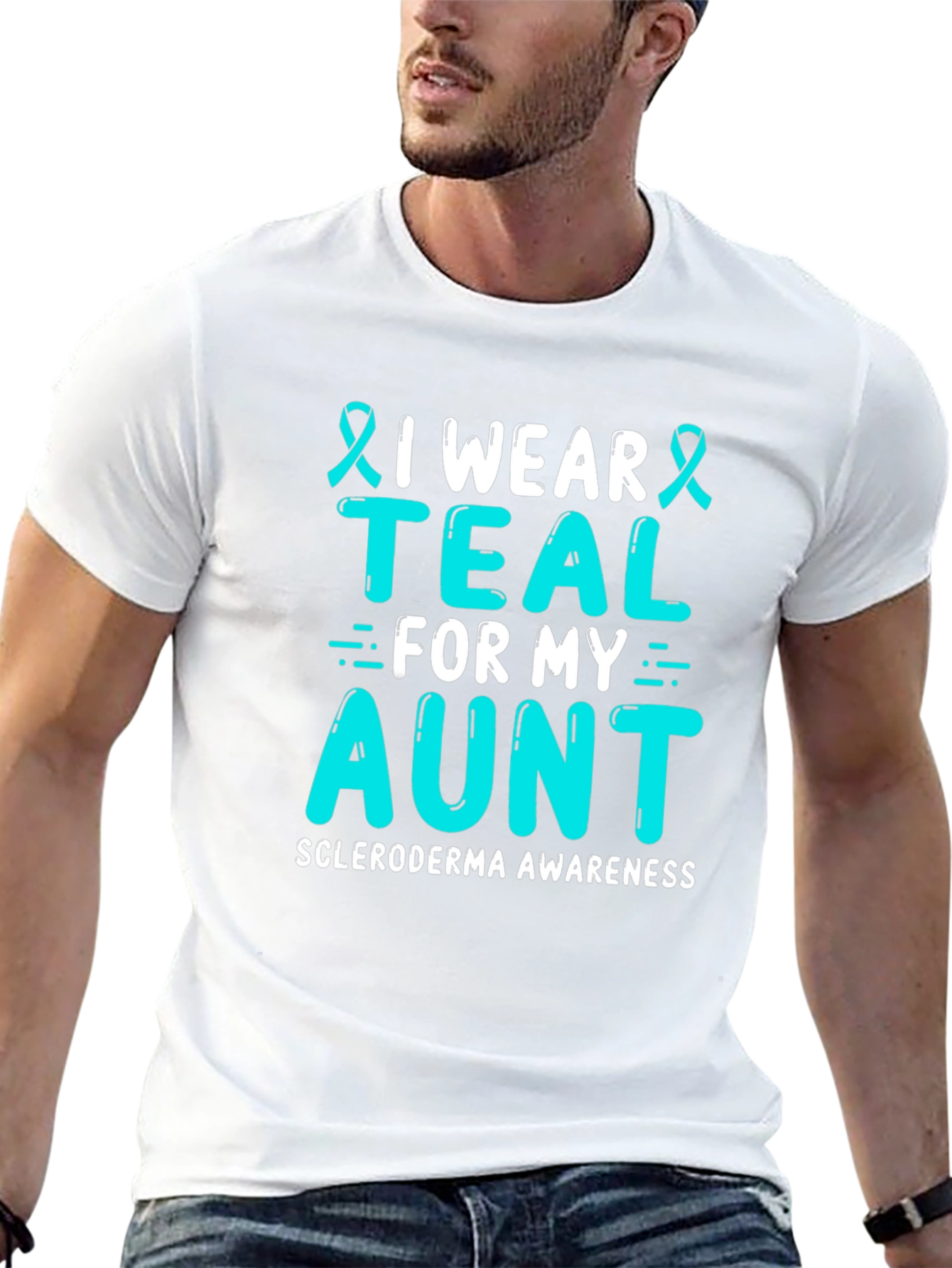 I Wear Teal For My Aunt T-Shirt