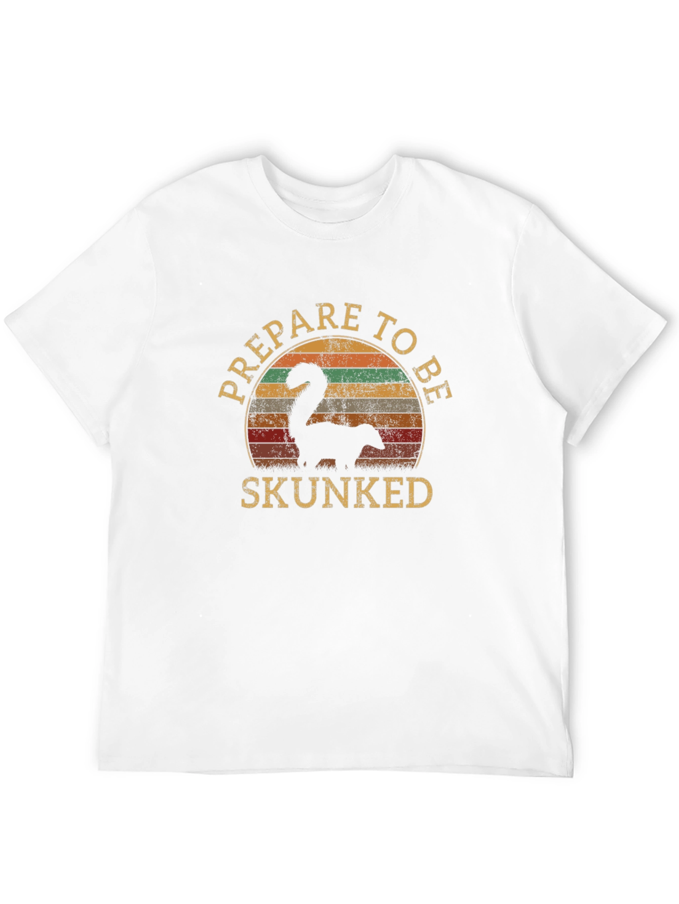 Prepare to Be Skunked Retro T-Shirt