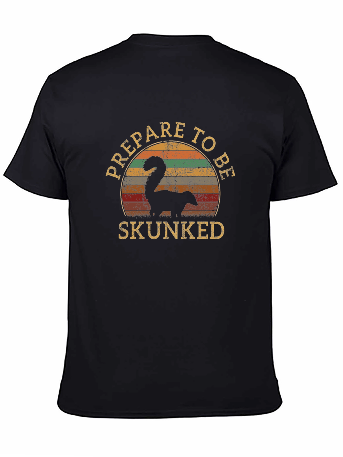 Prepare to Be Skunked Retro T-Shirt