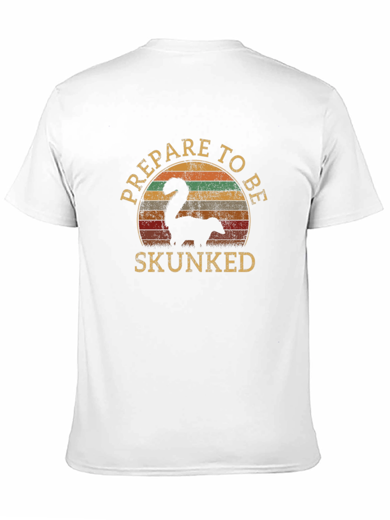 Prepare to Be Skunked Retro T-Shirt