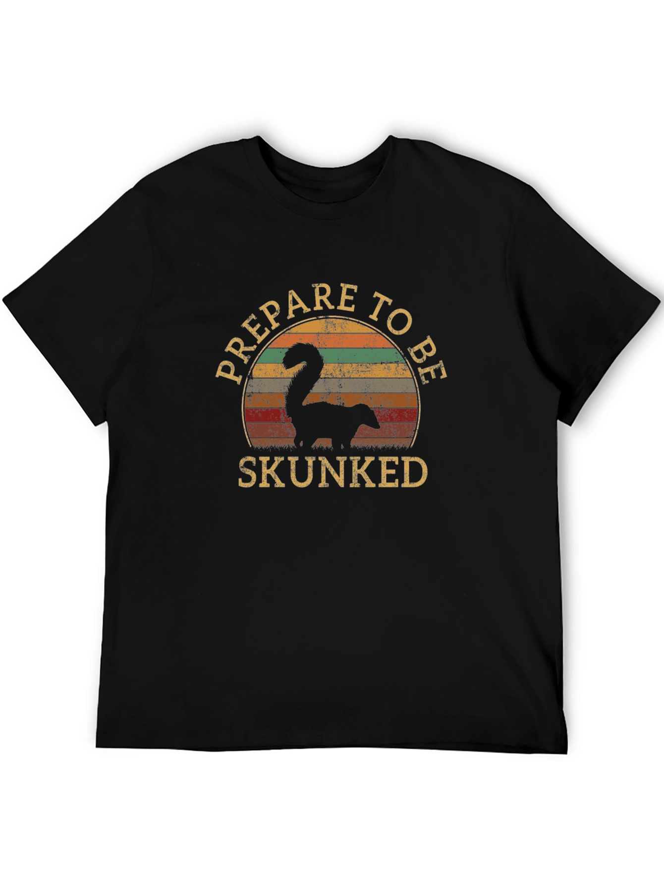 Prepare to Be Skunked Retro T-Shirt