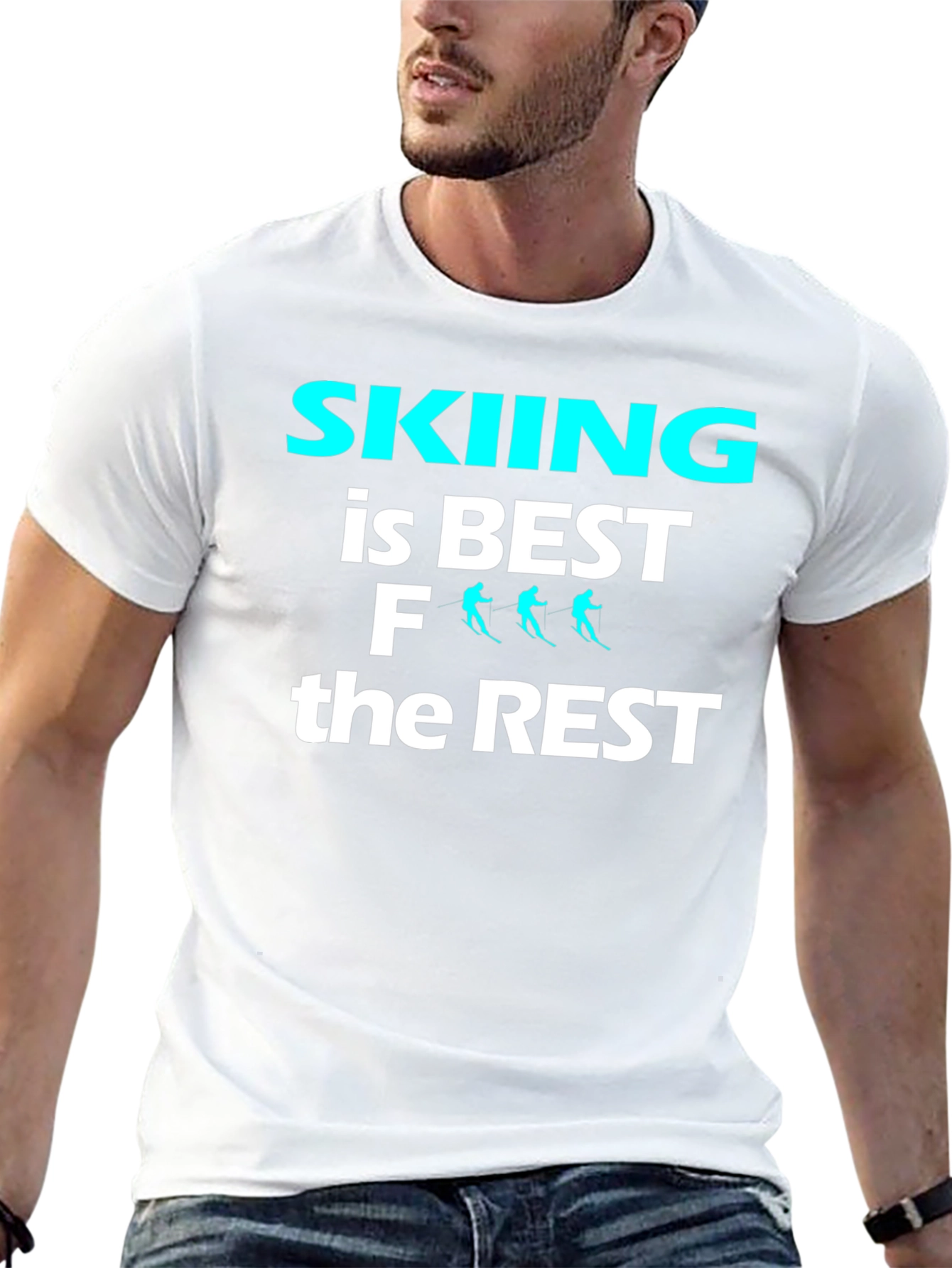 Skiing is Best T-Shirt Ski Lover Gift