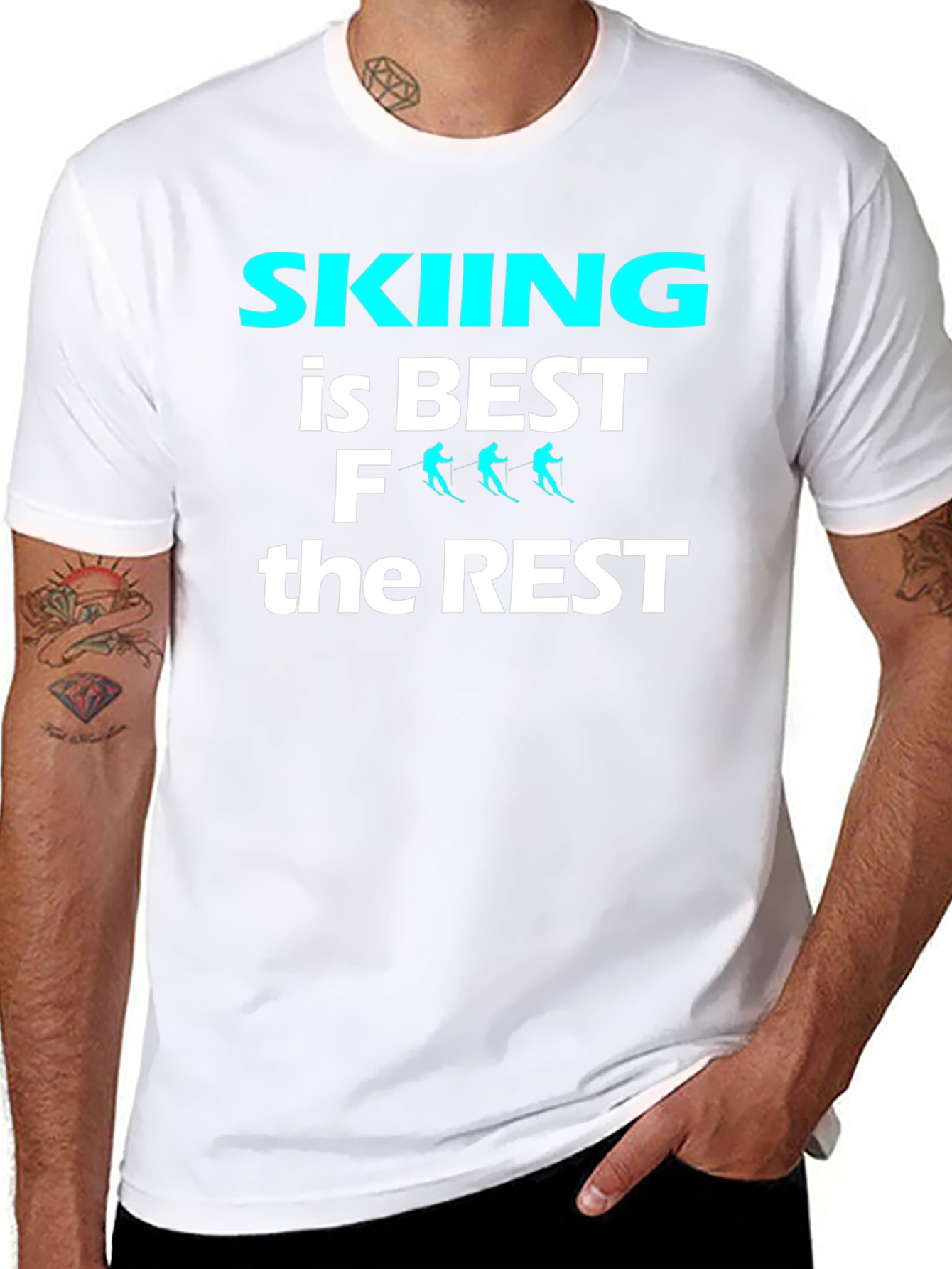 Skiing is Best T-Shirt Ski Lover Gift
