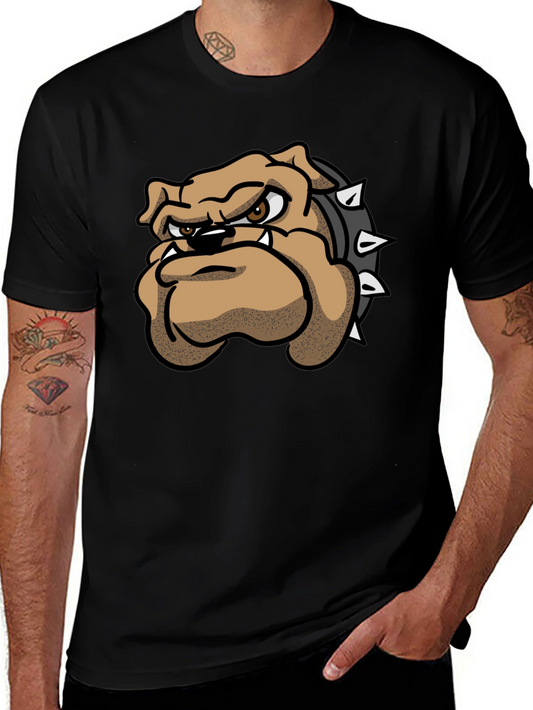 Bulldog Graphic Black T-Shirt