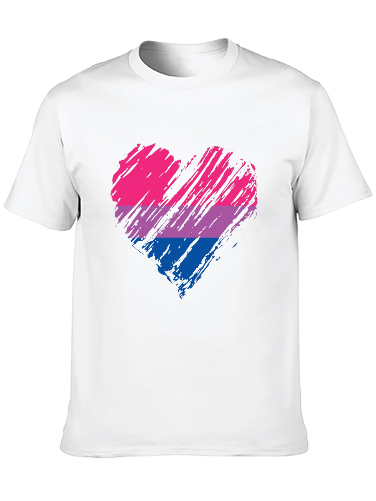Bisexual Pride Heart T-Shirt