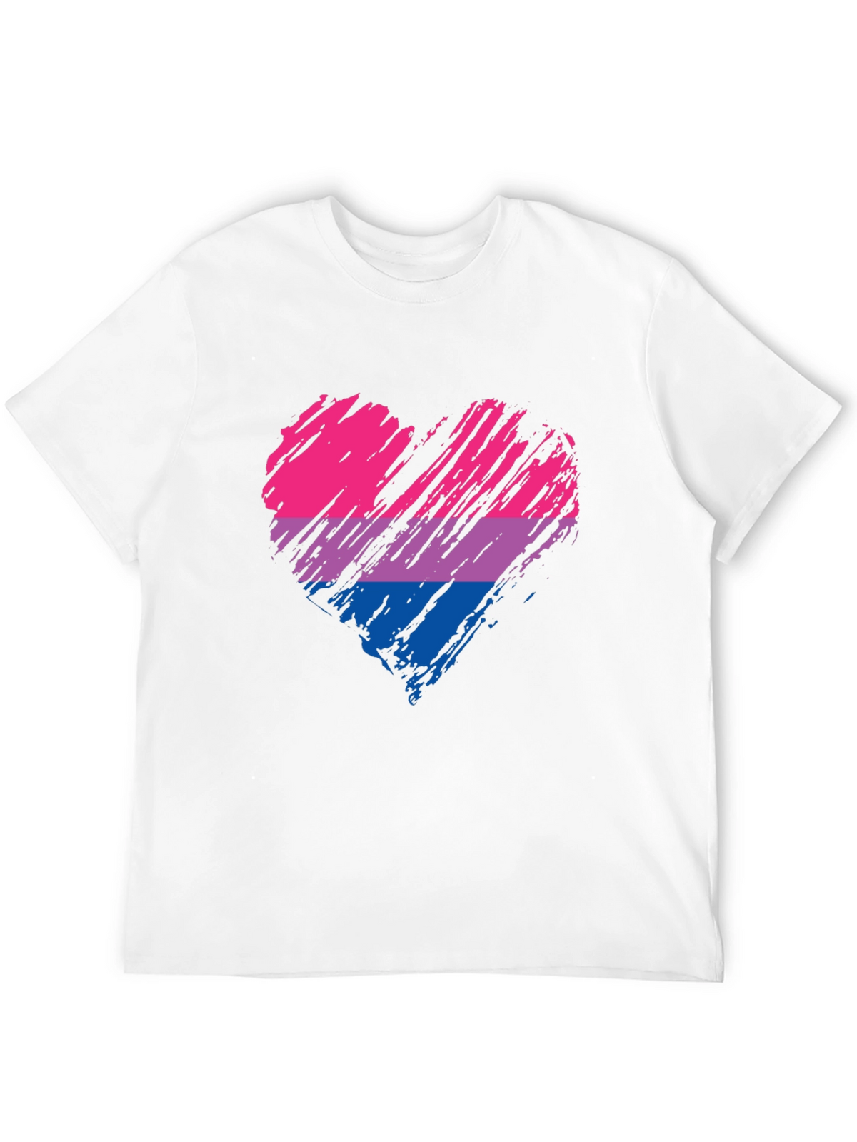 Bisexual Pride Heart T-Shirt