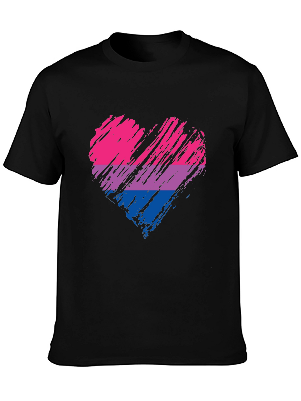 Bisexual Pride Heart T-Shirt