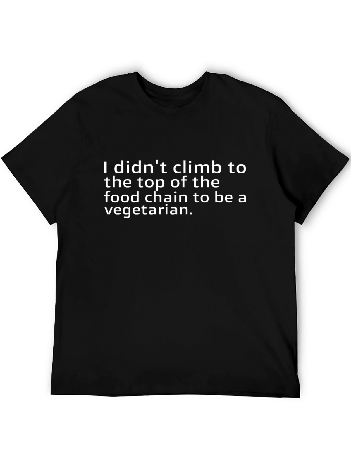 Funny Food Chain T-Shirt - Vegetarian Joke Tee