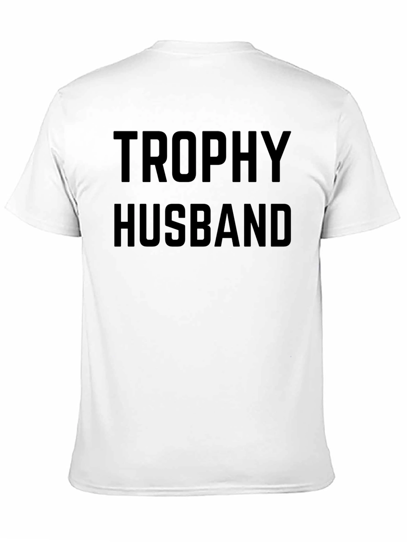 Trophy Husband Black Graphic T-Shirt