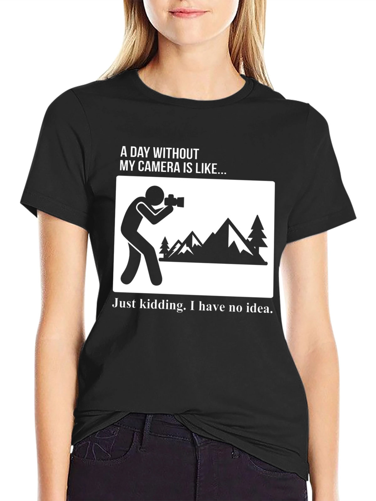 Funny Photographer T-Shirt - Camera Humor Tee