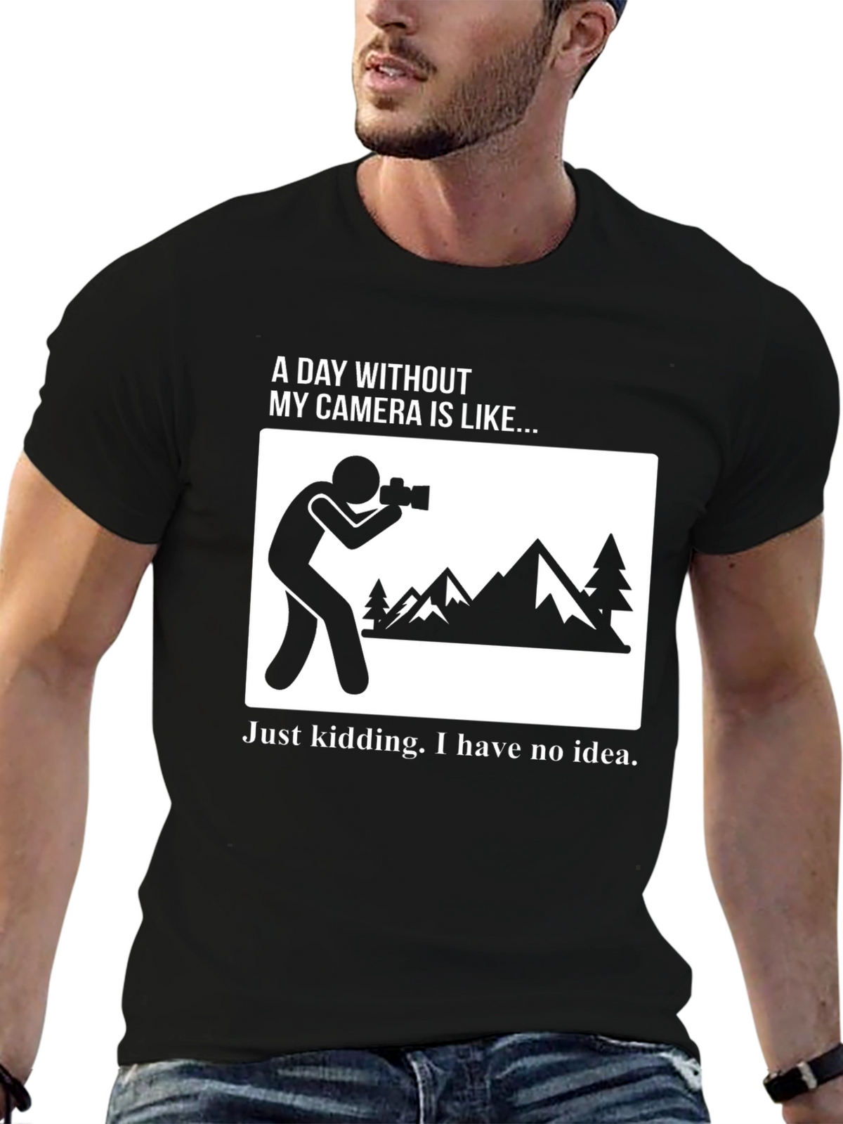 Funny Photographer T-Shirt - Camera Humor Tee